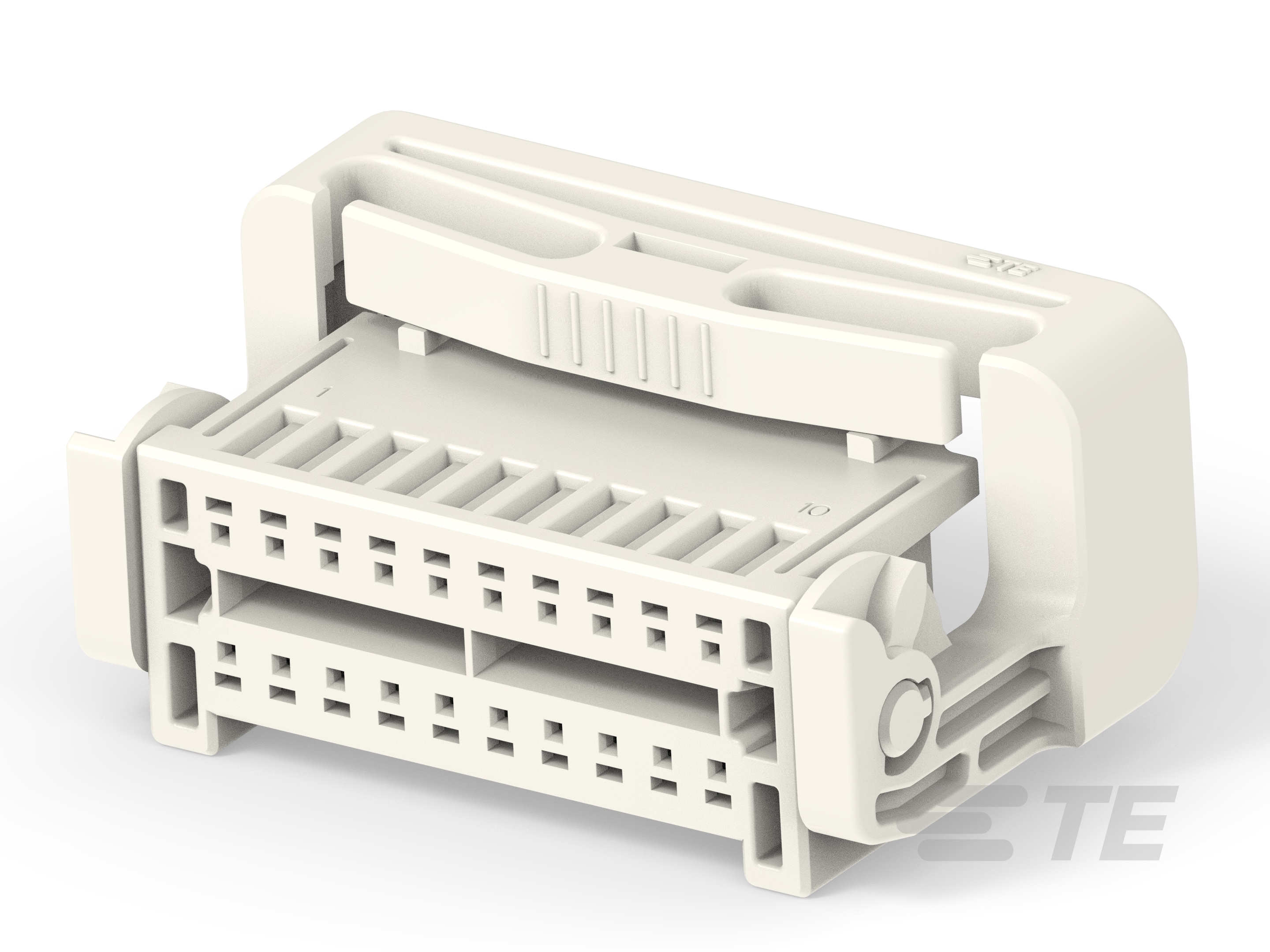 20P GI2.5, RECEPTACLE ASSY, FLIP-N-LOK-2395224-2
