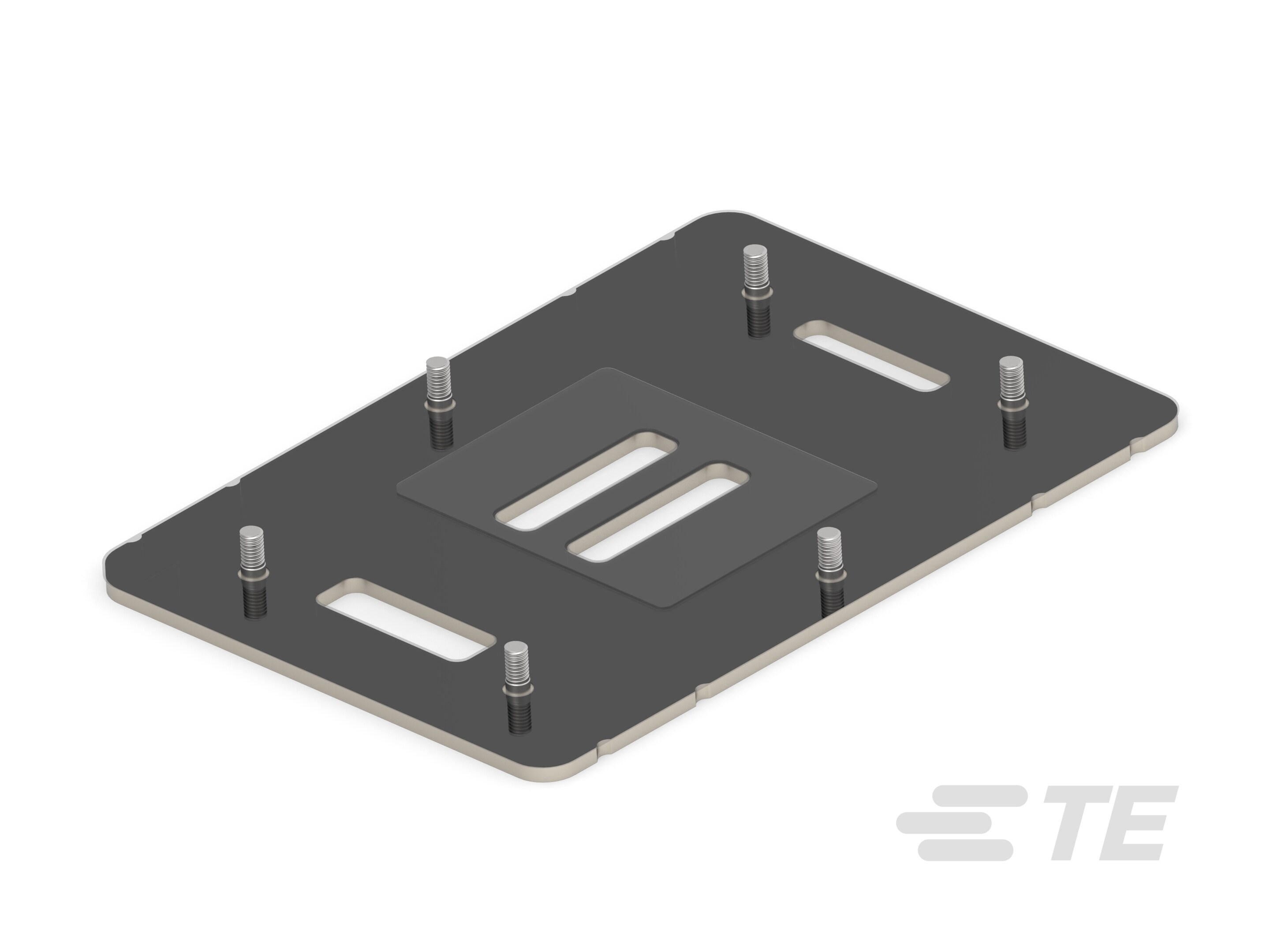LGA4710 BACKPLATE ASSY,SHORT STUD-2405569-1