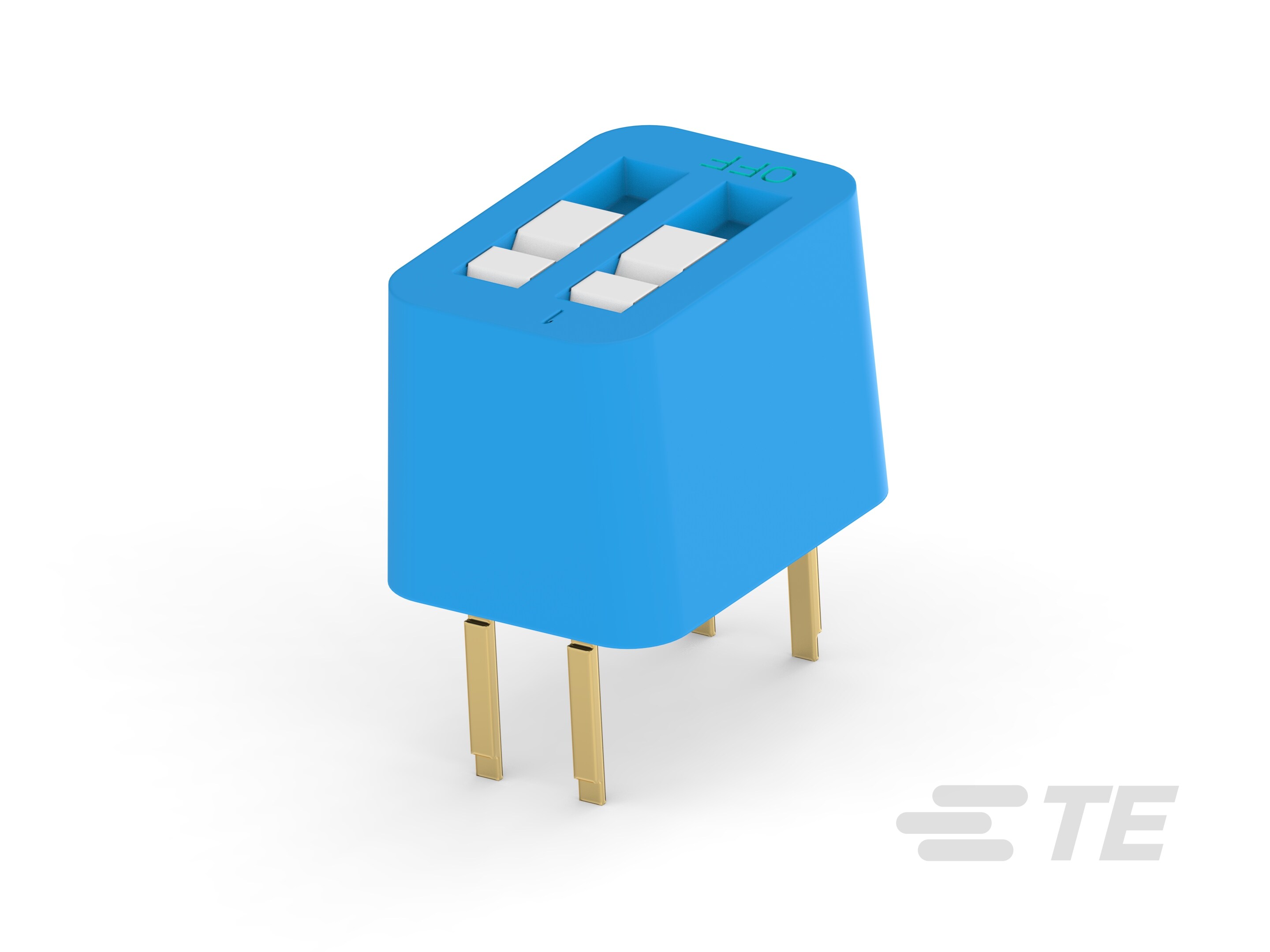 DIP SW 2 POSN W/TAPE AU-2-435668-6