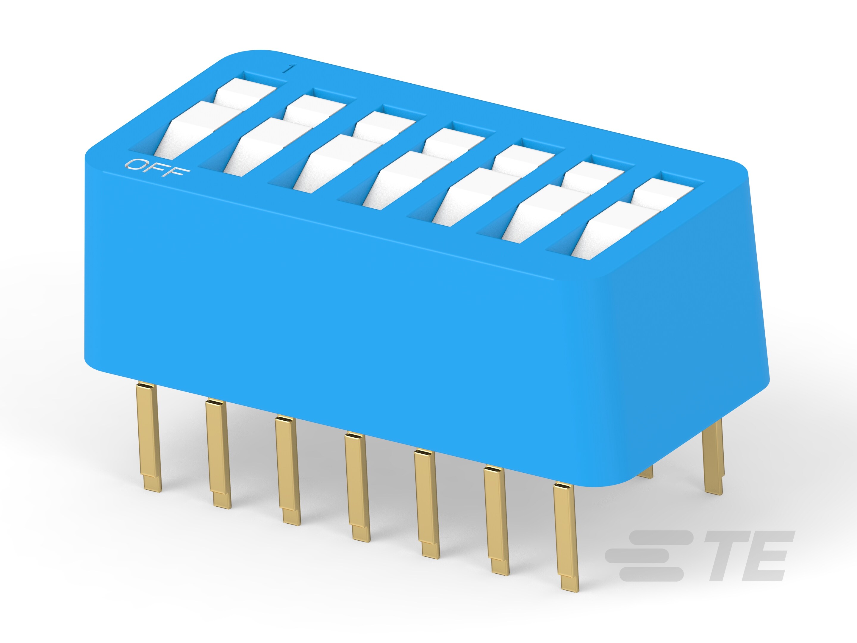 DIP SW 7 POSN W/TAPE AU-2-435668-7