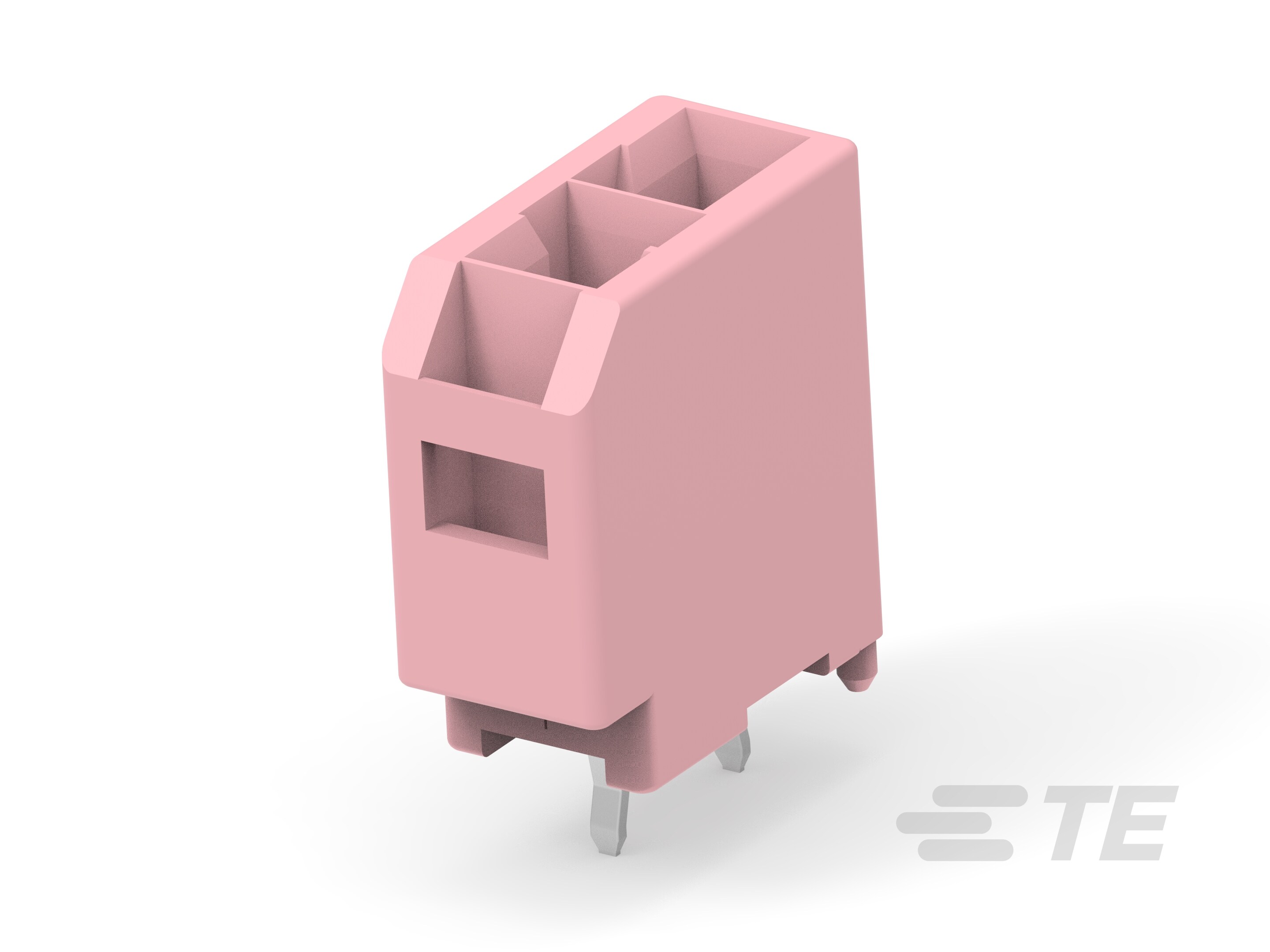QP 6.5 HDR ASSY, 2P, PINK, TRAY PKG-2465614-6