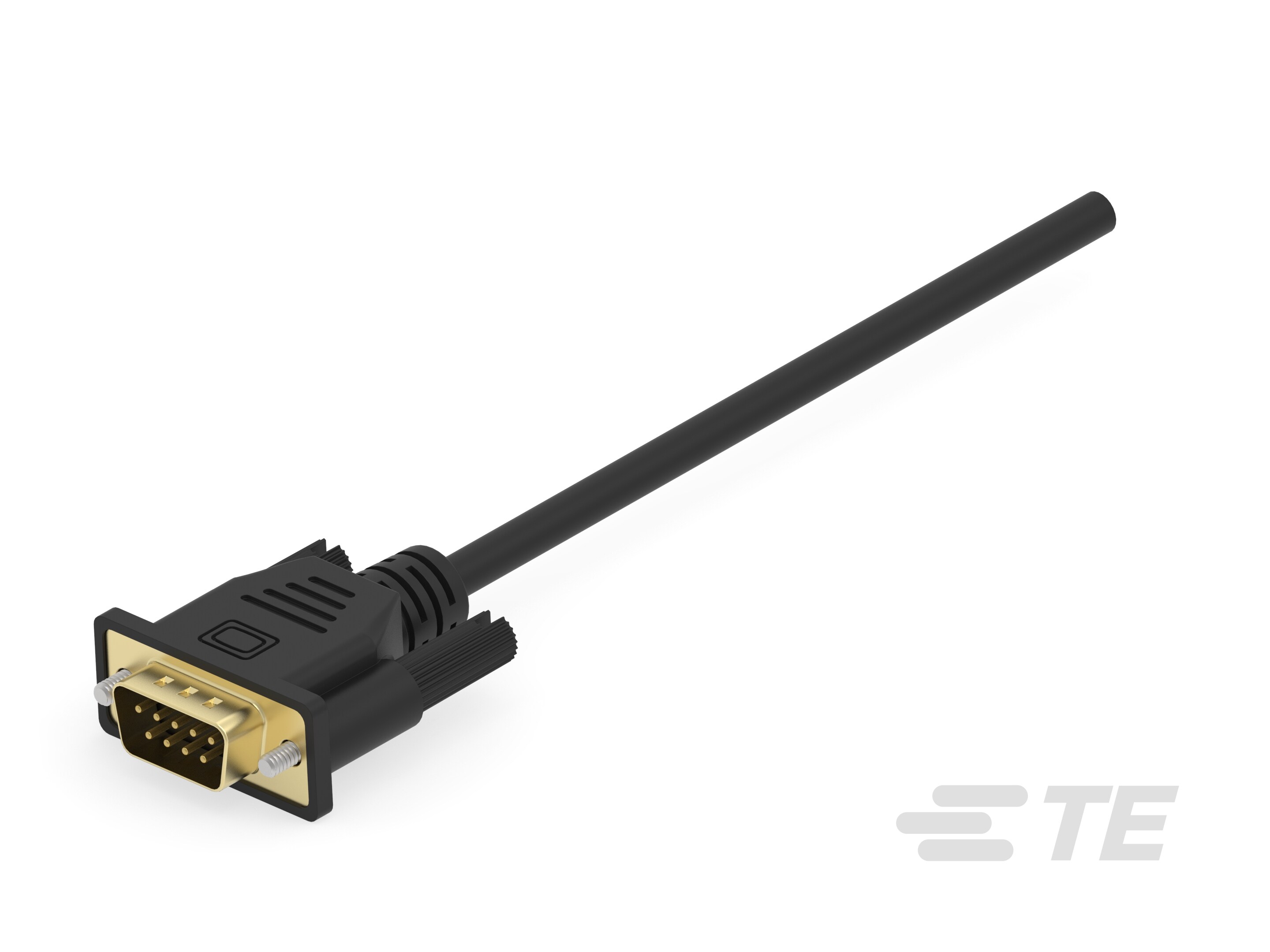 9 POS, D SUB CABLE, 28 AWG, 10 FT, M-T-F-2478170-8