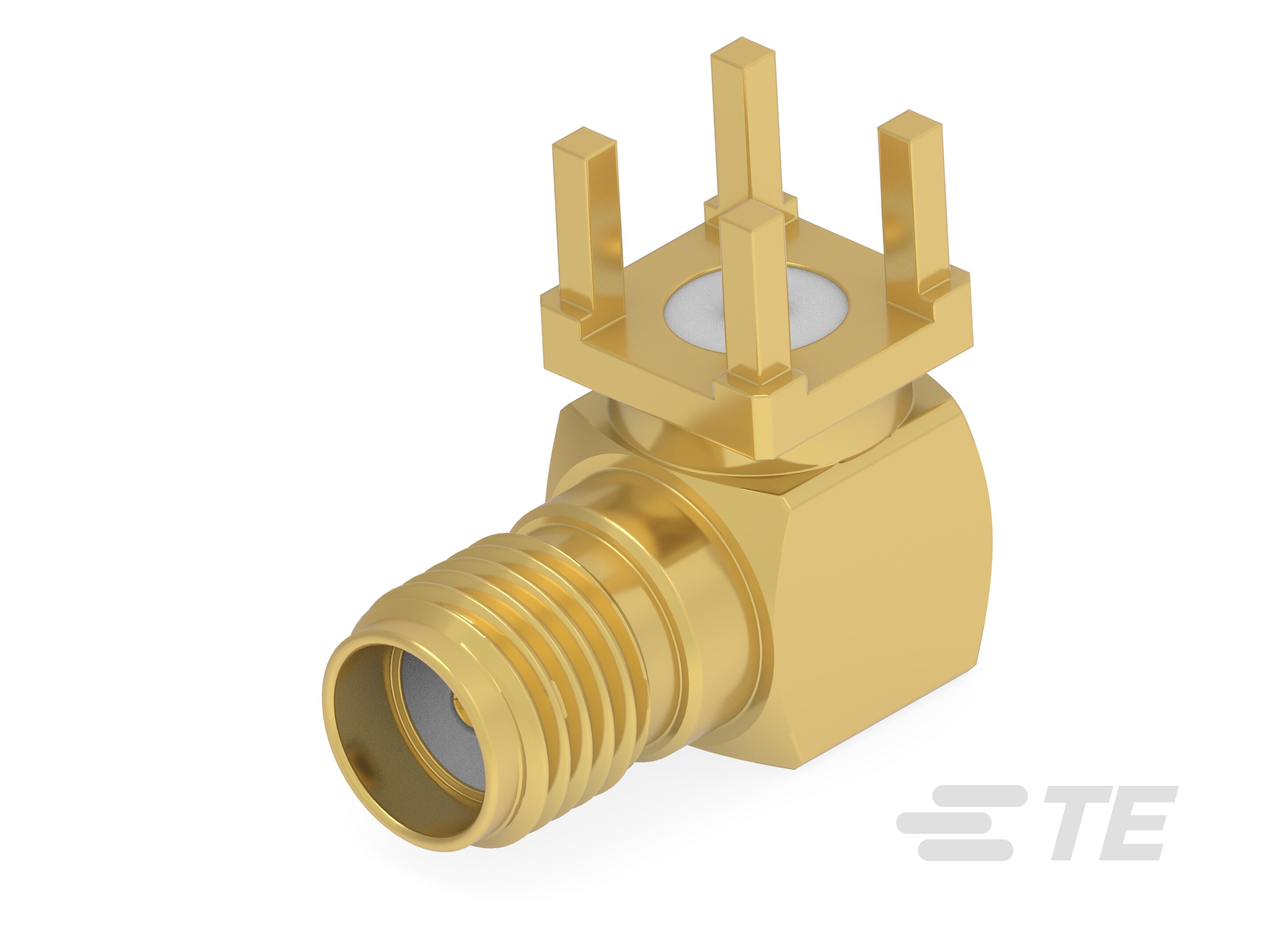 SMA Jack RA SMD Pin Thru Hole 18 GHz-2484786-1