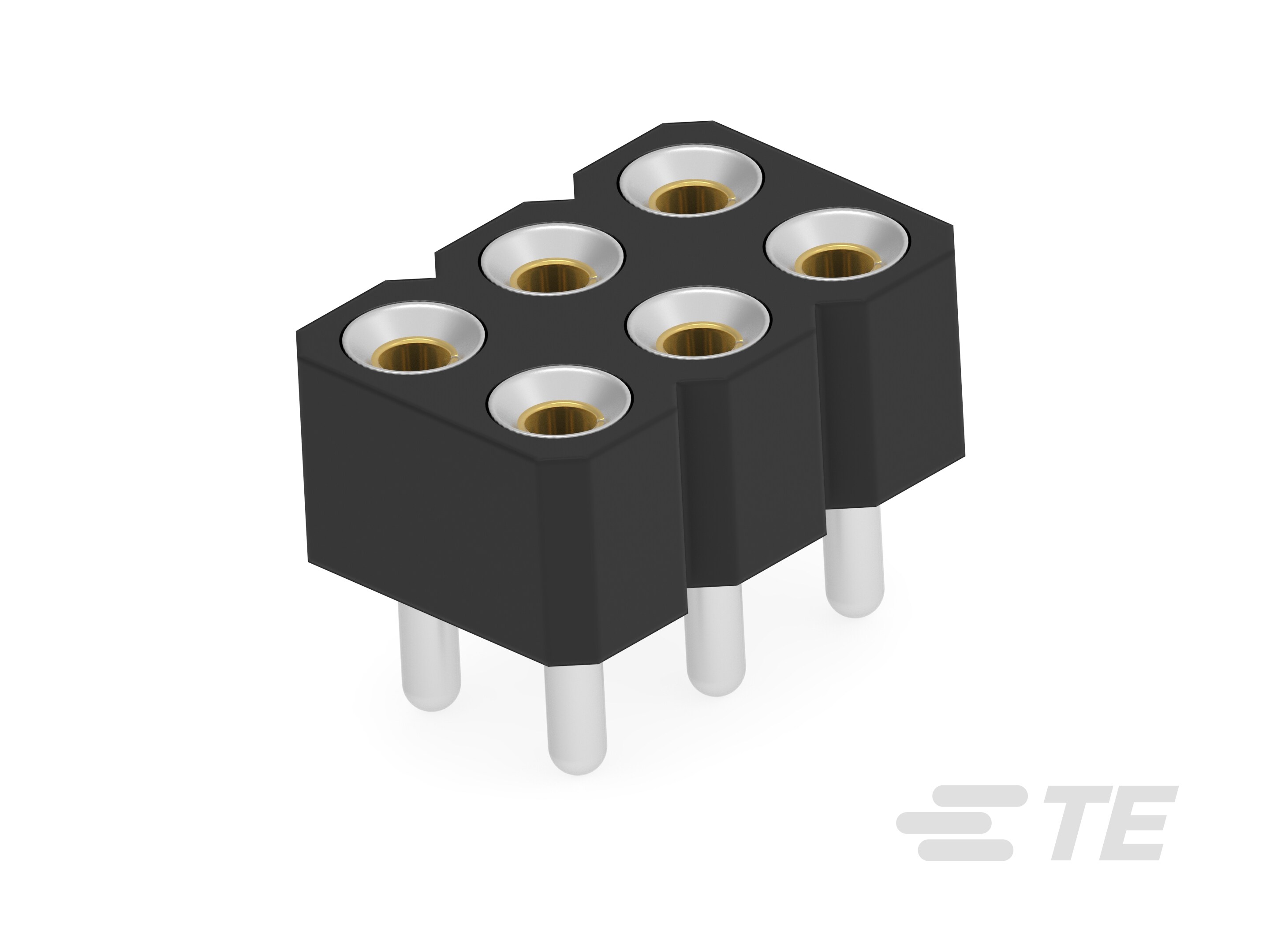 SIP DUAL ROW SKT 03POS  AU FLASH-2485254-1