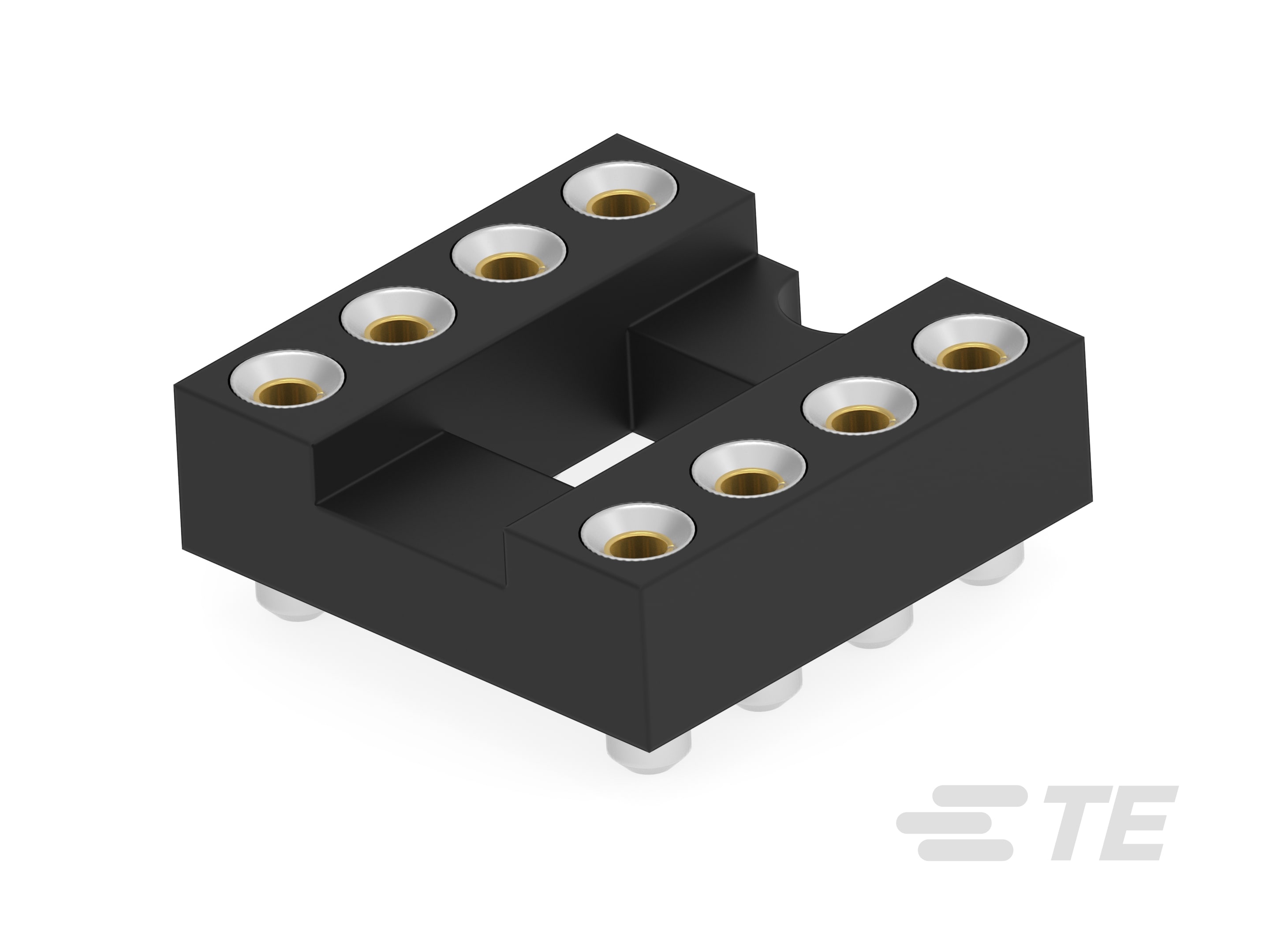 DIP IC SOCKET 8P,GOLD FLASH-SMD-2485267-2
