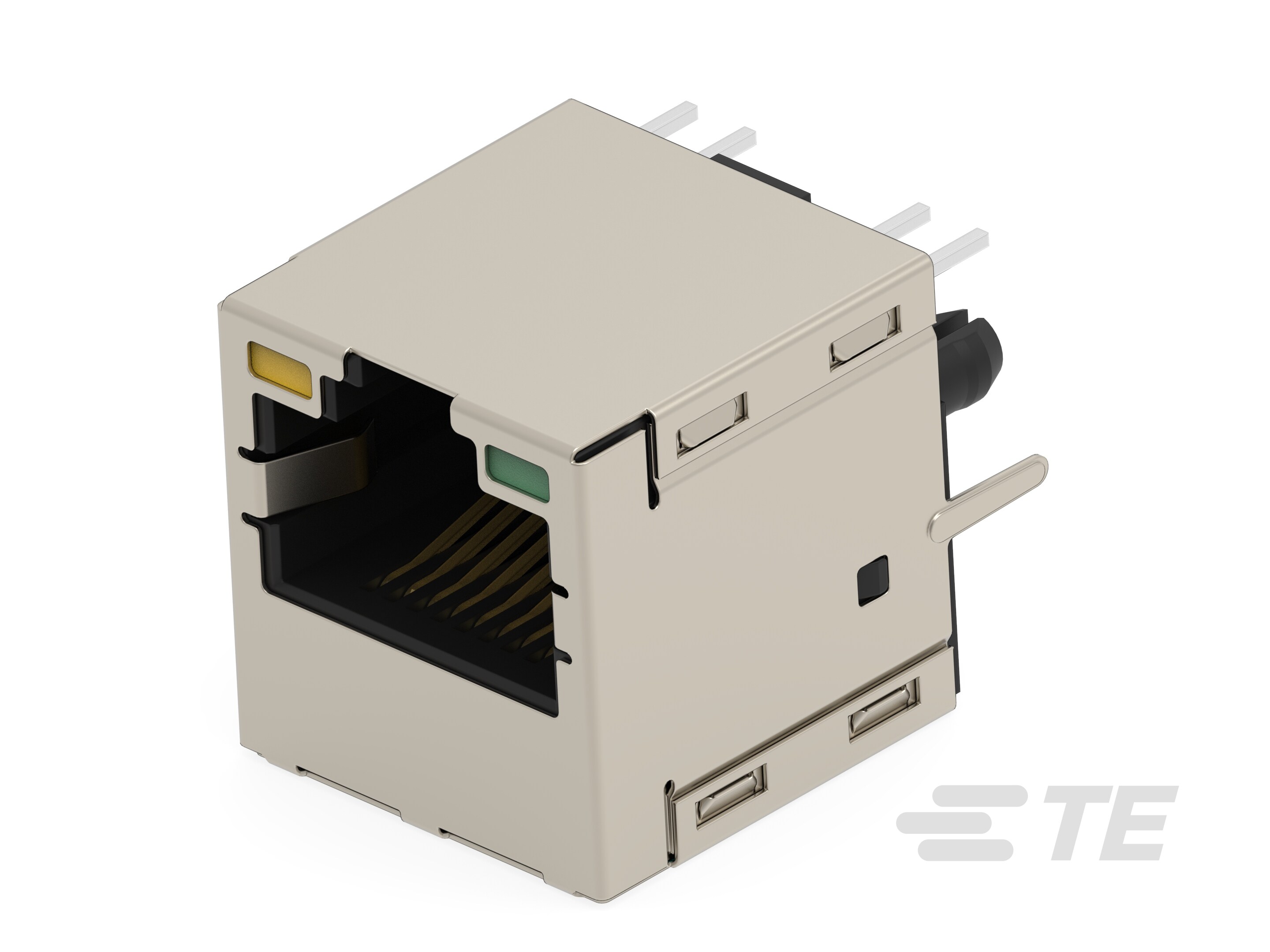 RJ45 W/MGNT 1X1 100BASE-T LED PLTNG T 50-2488953-1