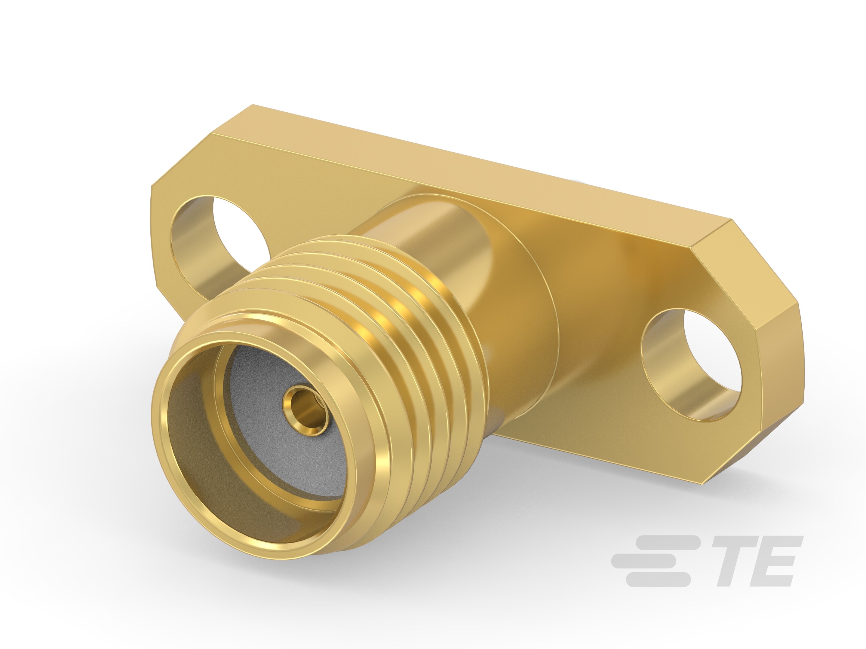 SMA Jack St 2-Hole Flange Extended Recep-2492482-1