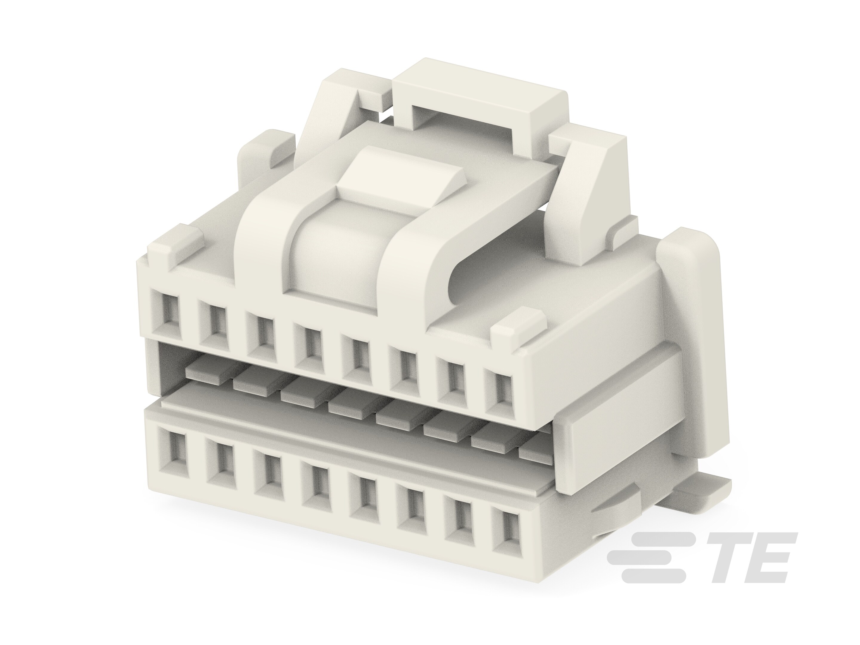 1MM 2R INT LCKNG HPI, HSG, 2x8P, NAT-2511766-2