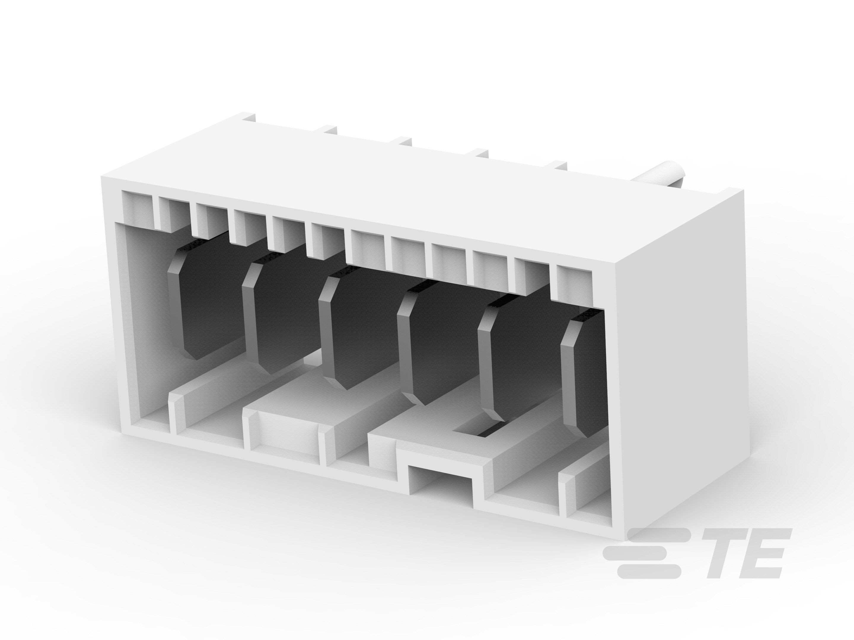 ASSY PL VERT RAST5 HEADER 6P-2-521382-6