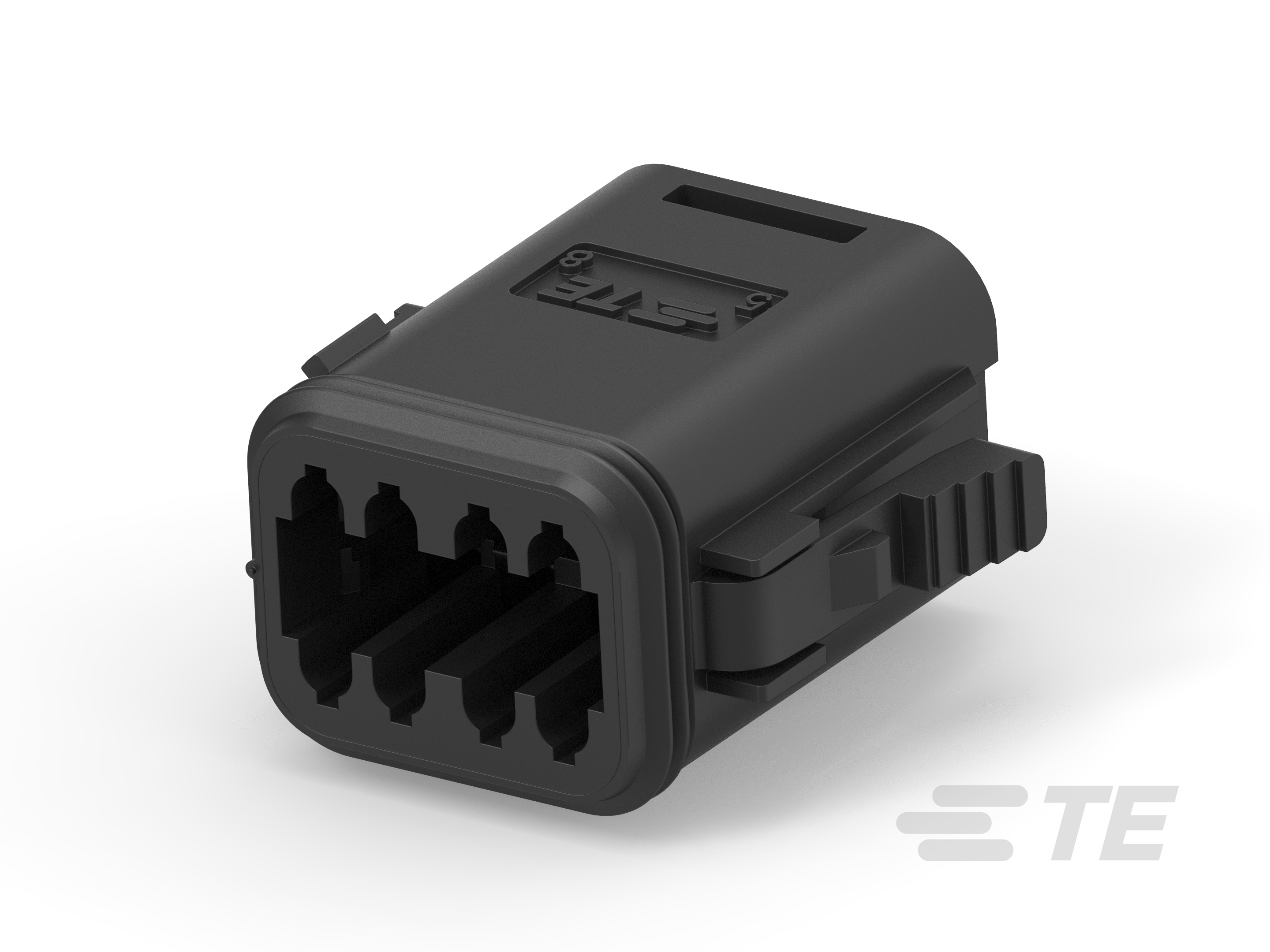 8CCT PLUG BLACK K B W/LARGE SEAL-2600039-8