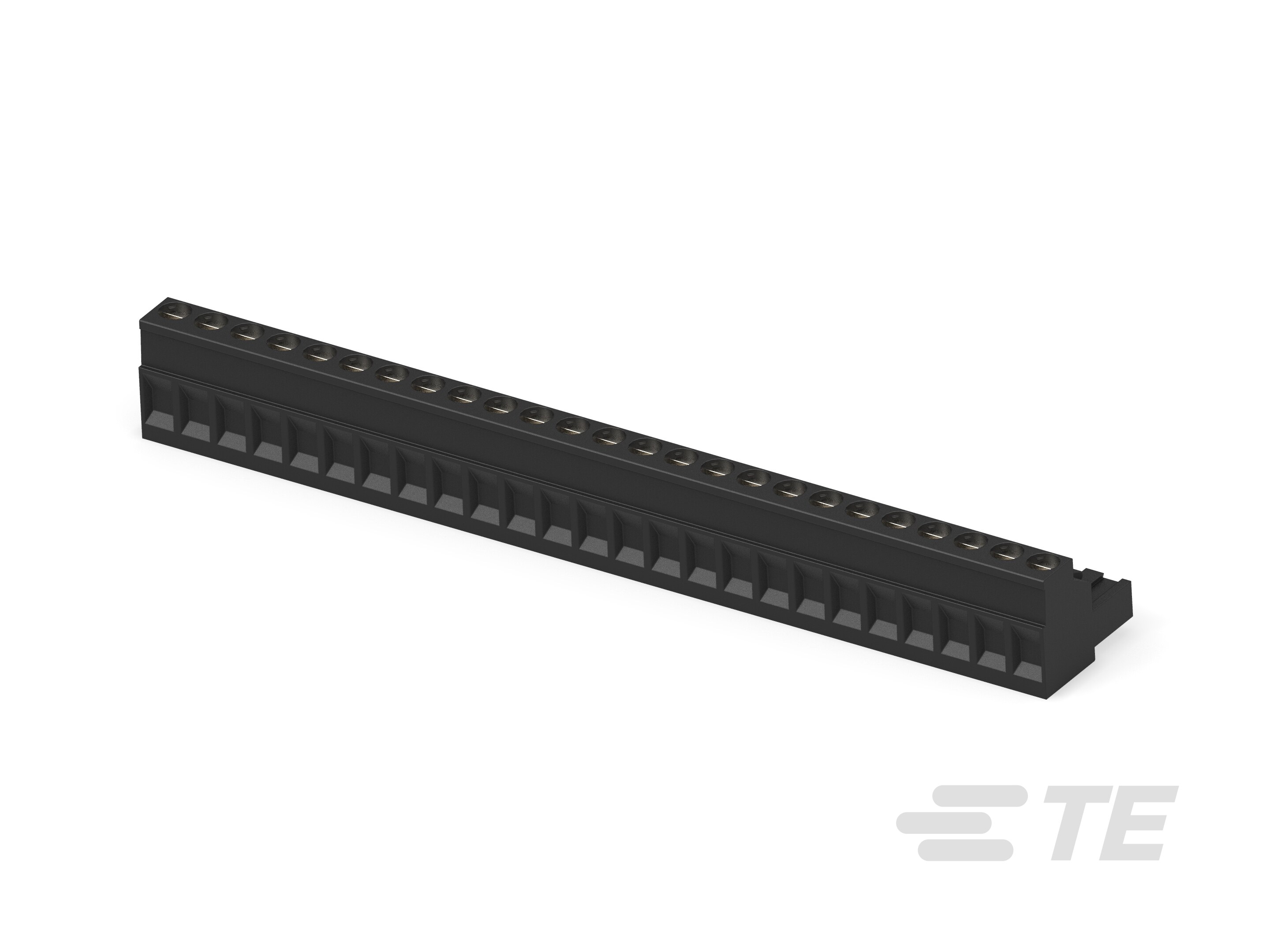 25 POS 5.0 MM R/A PLUG,TRM BLK-2-796641-5