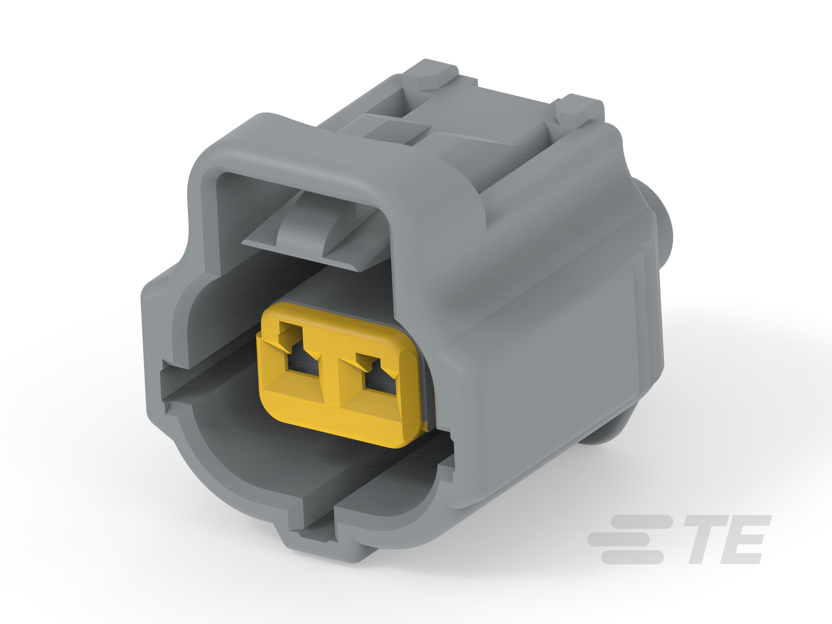 EJ-2 DBL LOCK PLUG 2P ASSY B LIGHT GRAY-2822363-4