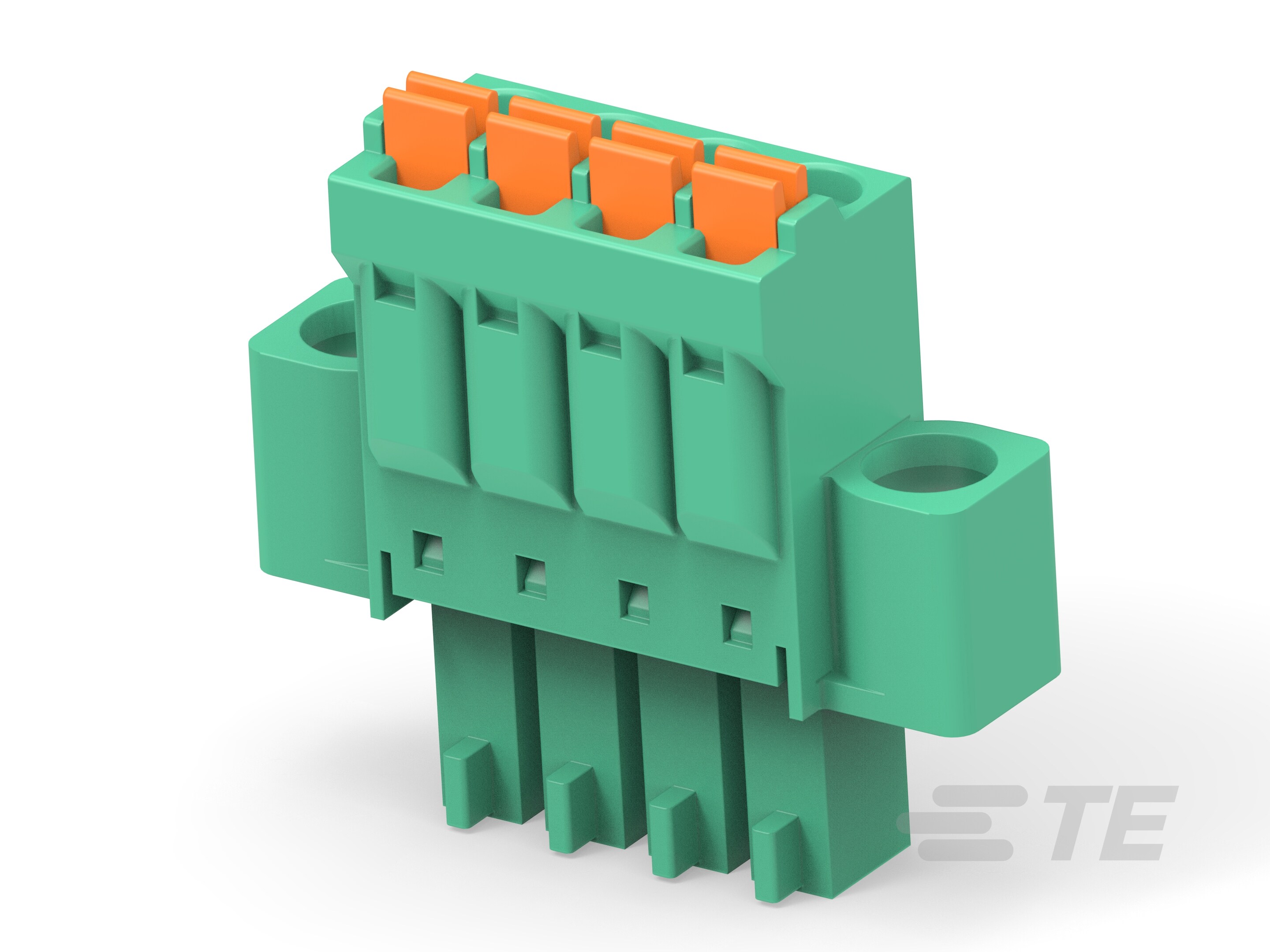 4P Spring TB Plug w/ Flg 3.5, GN-2842480-4