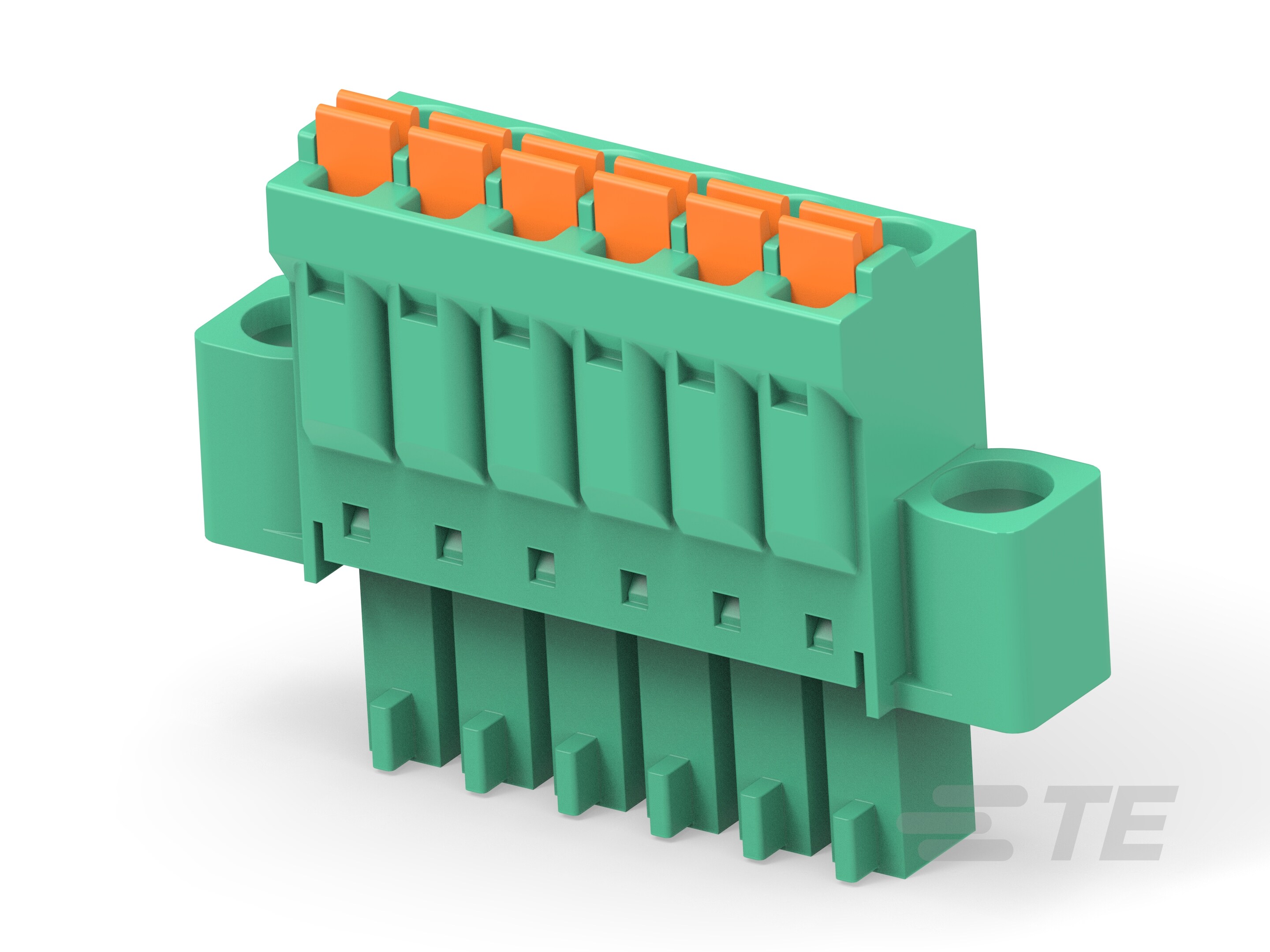 6P Spring TB Plug w/ Flg 3.5, GN-2842480-6