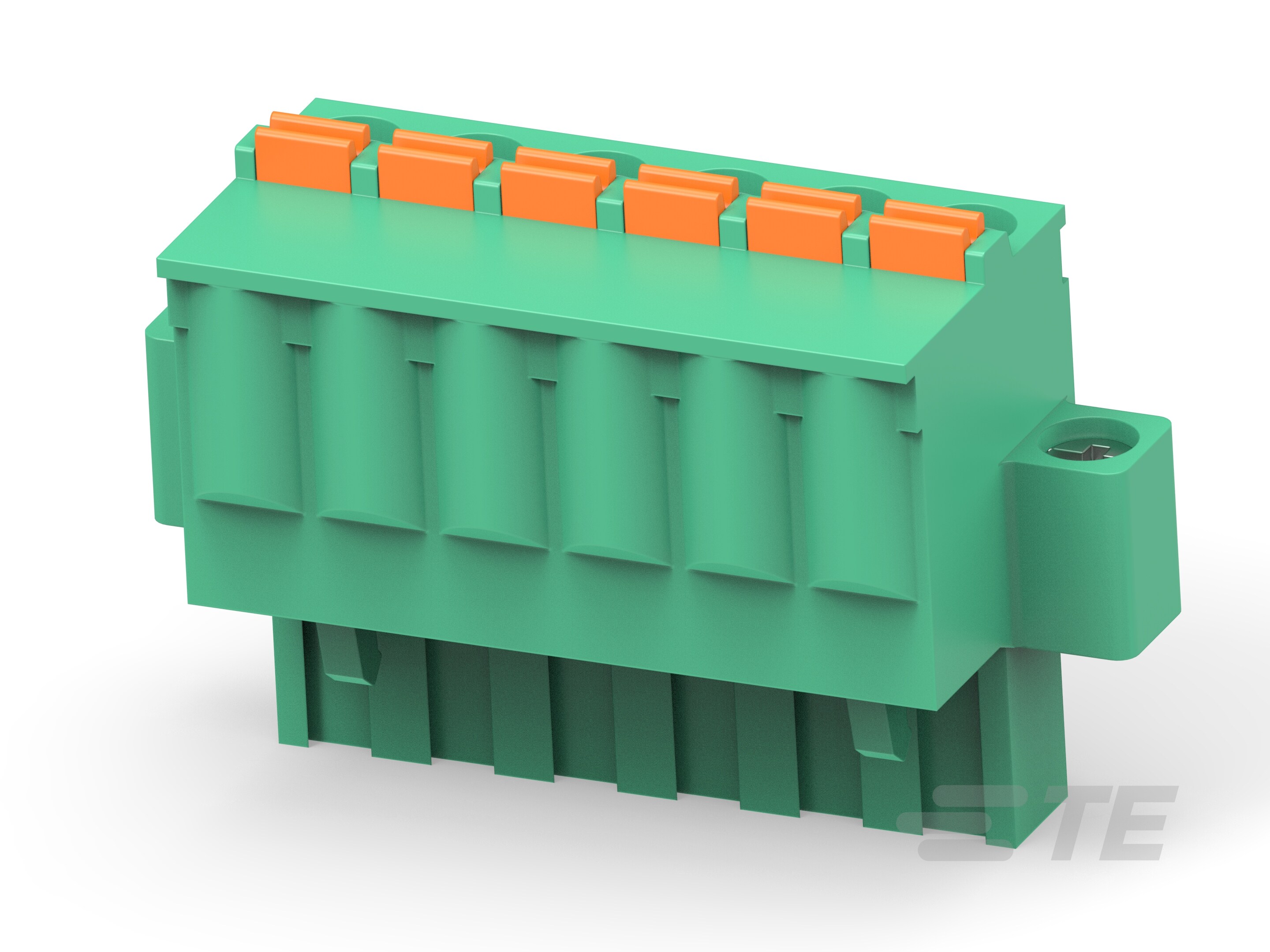 6P Spring TB Plug w/ Flg 5.08, GN-2842520-6