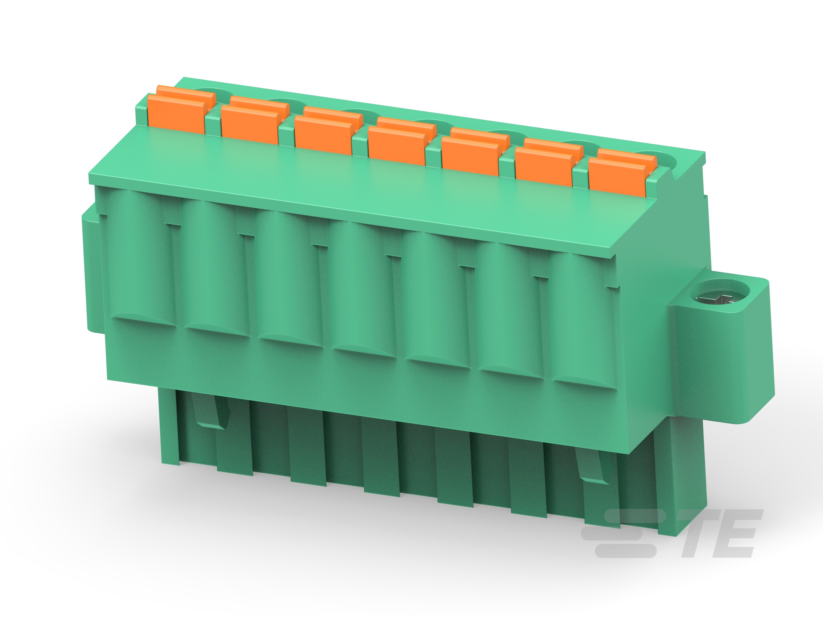 7P Spring TB Plug w/ Flg 5.08, GN-2842520-7