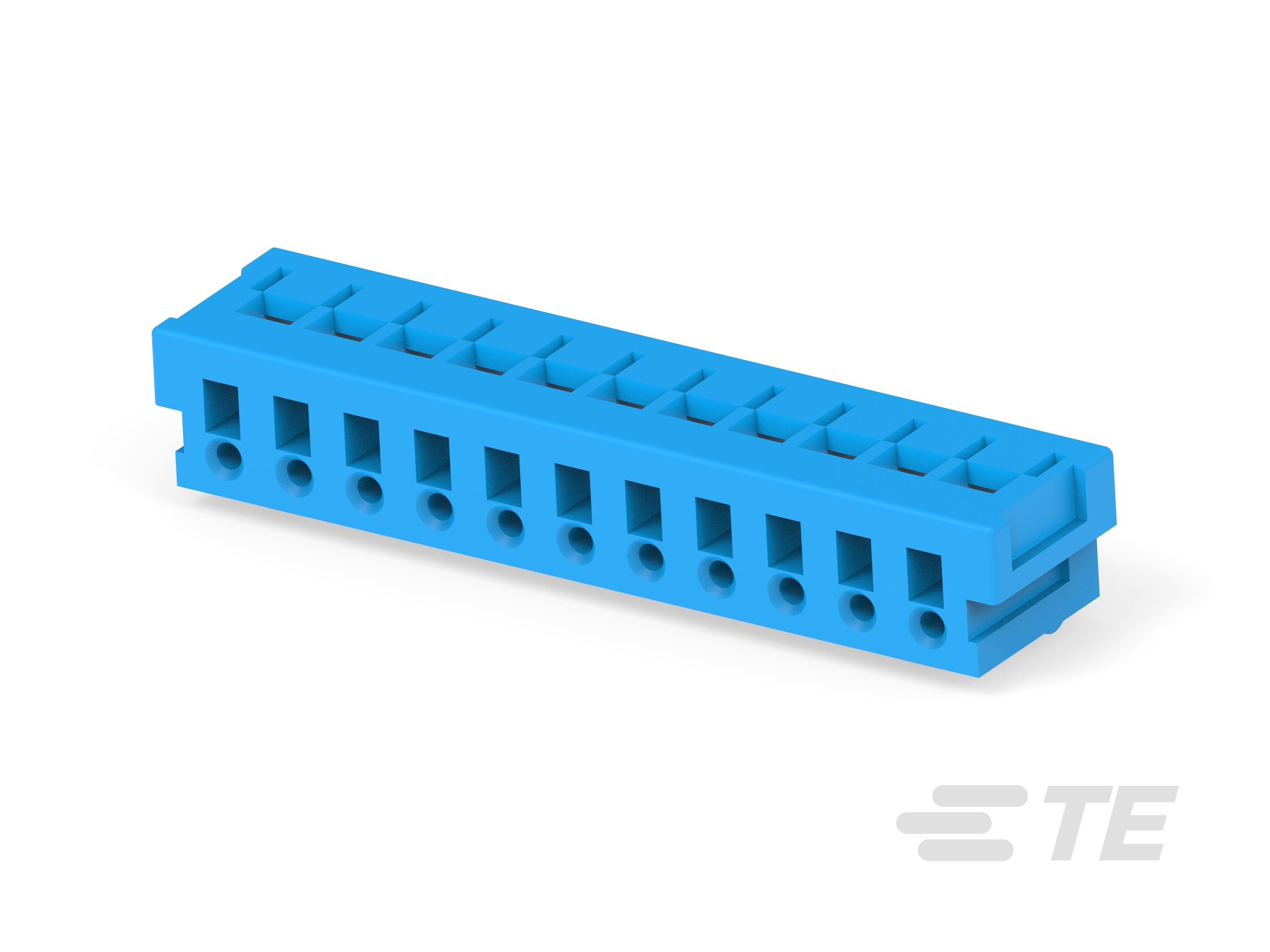 CT CRIMP REC HSG 11P BLUE-3-175778-1