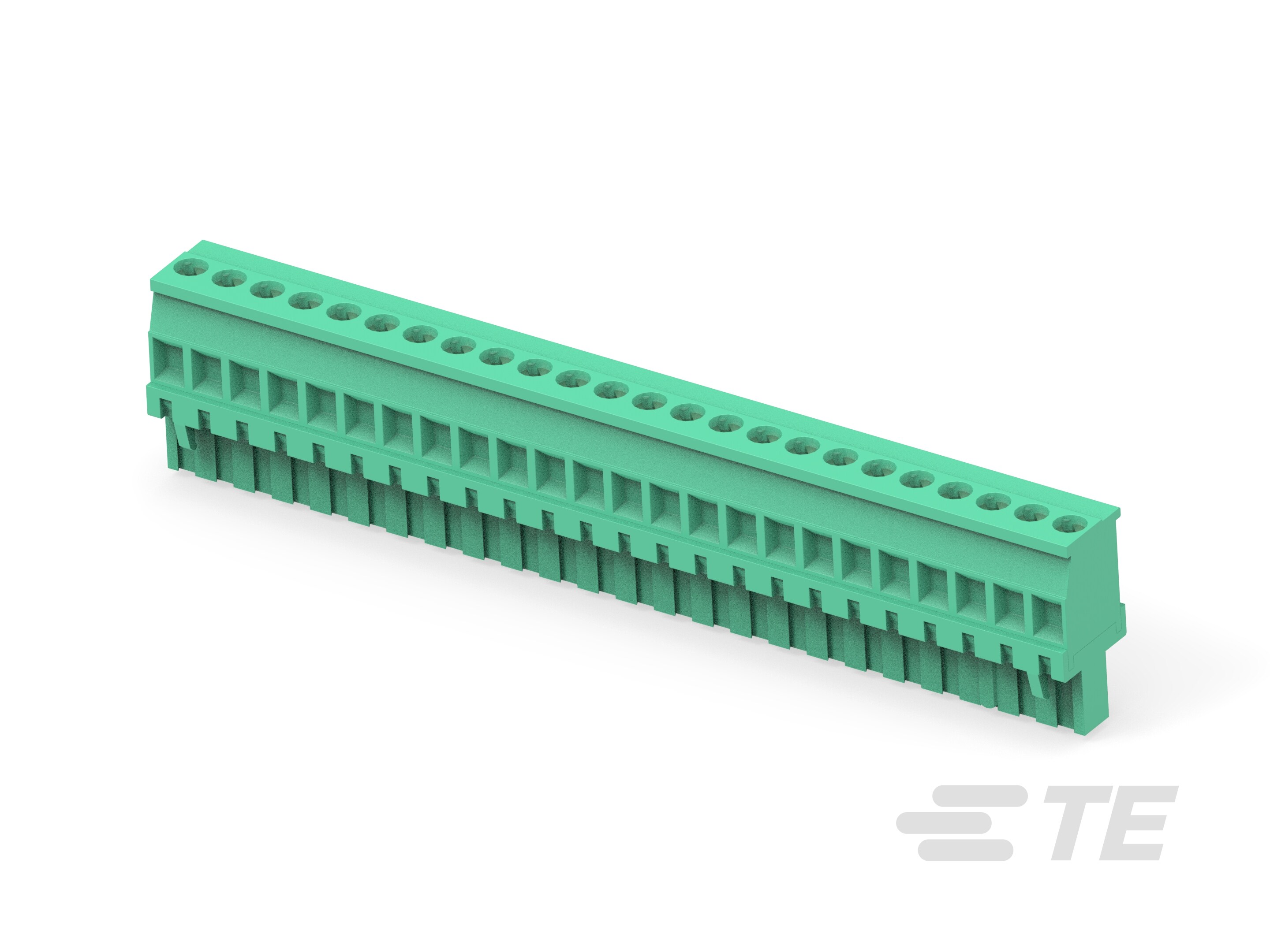 Vertical Plug, RH, 5.08mm, Gn,-3-284047-7