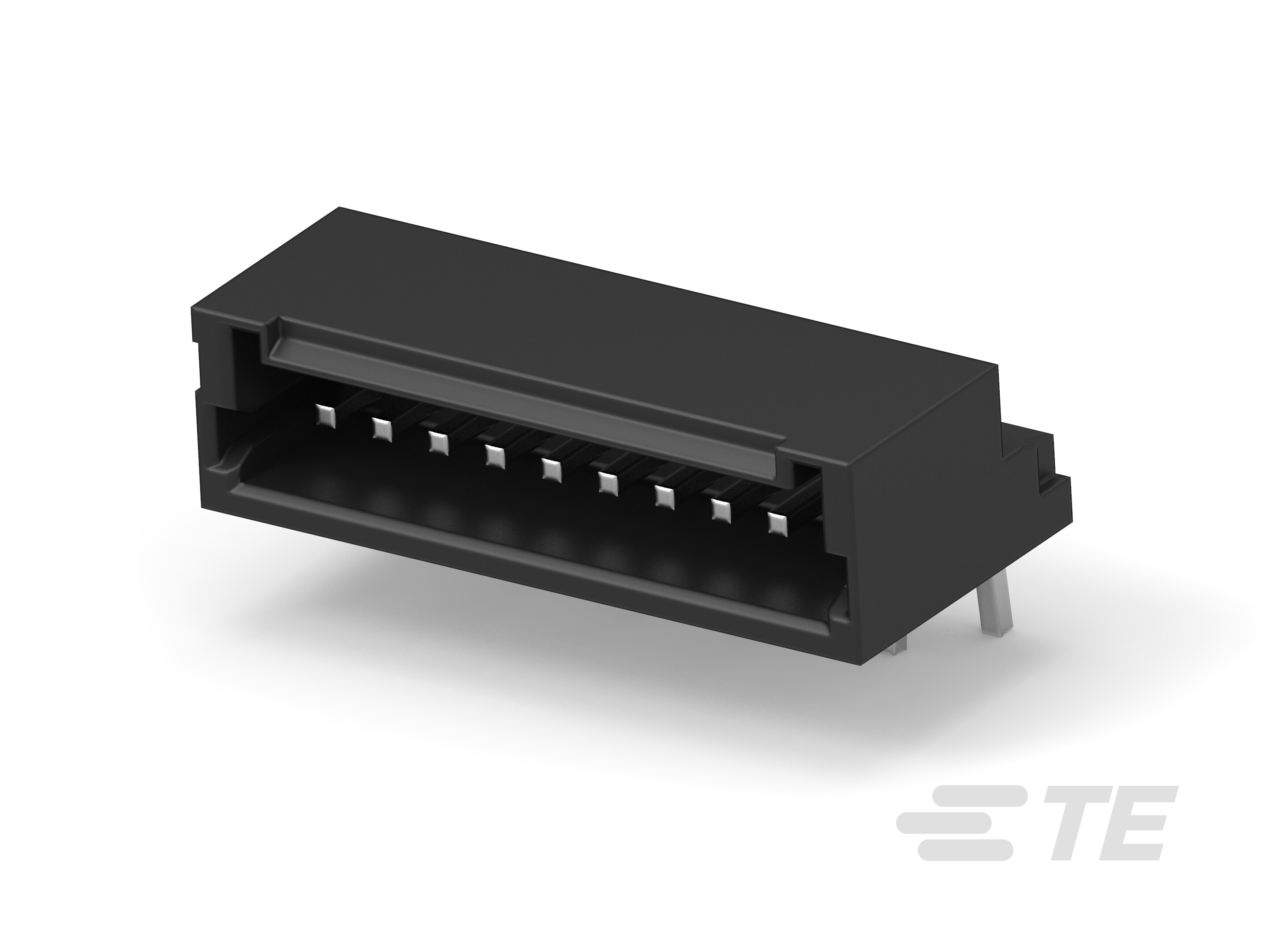 MINI CT SGL DIP H 10P BLACK-3-292206-0