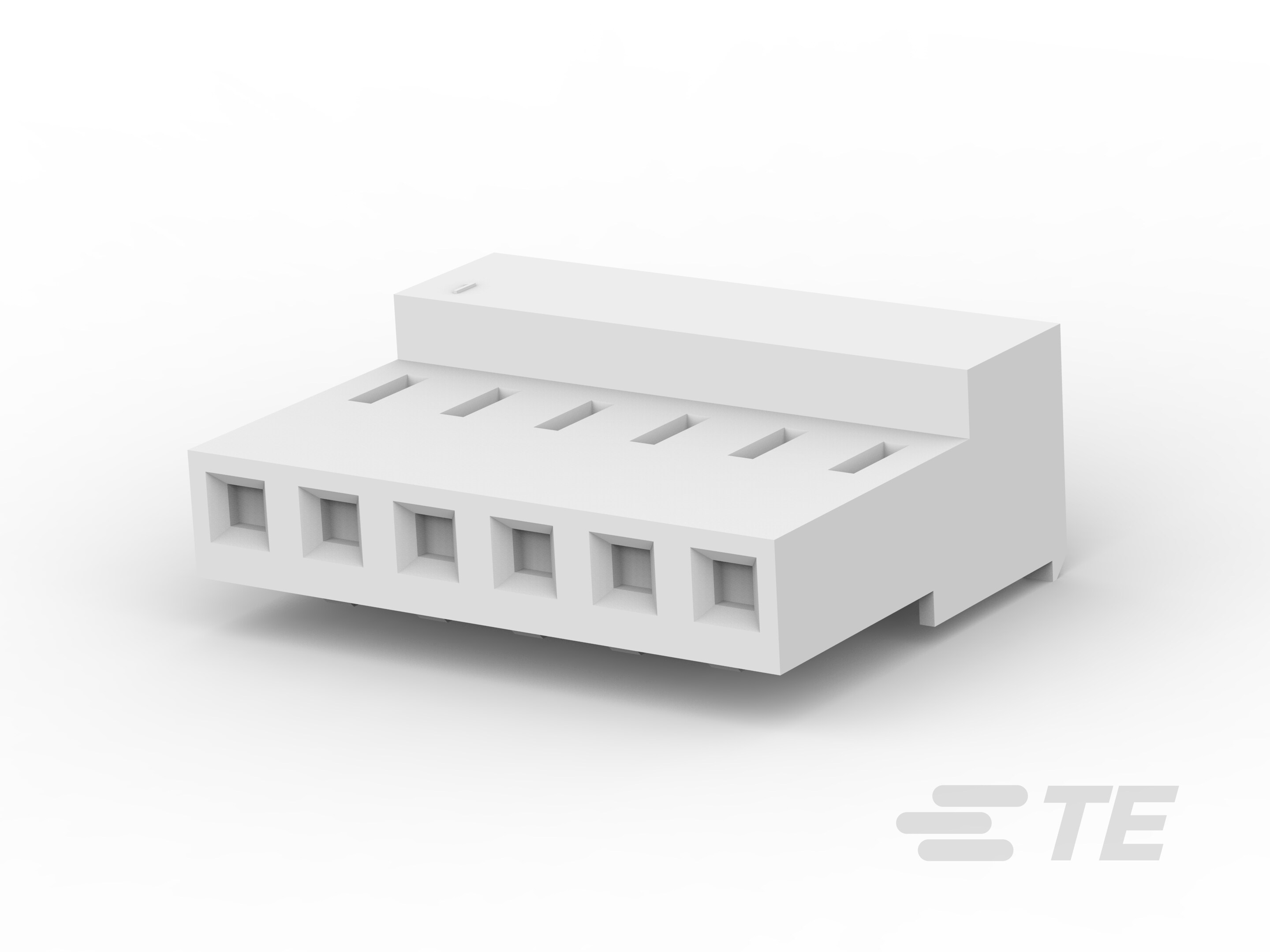 06P MTA156 CONN ASSY 24AWG WHT-3-640434-6