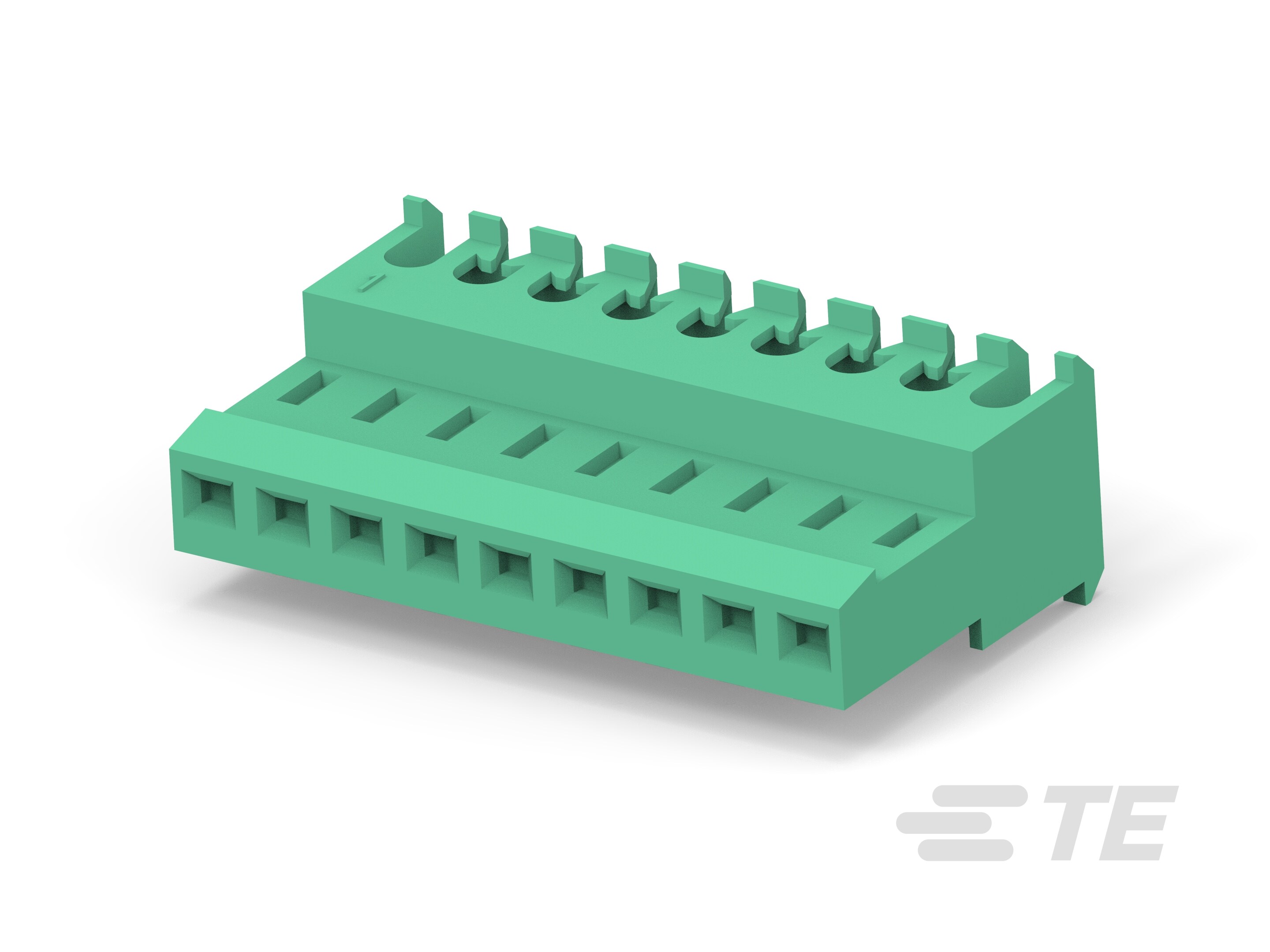 09P MTA100 CONN ASSY GRN LF-3-640623-9