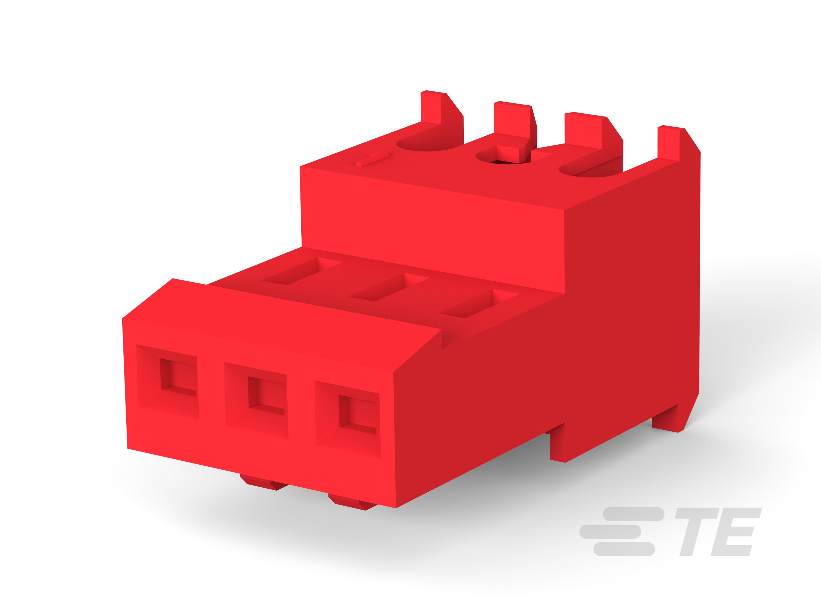 03P MTA100 CONN ASSY RED LF-3-641653-3