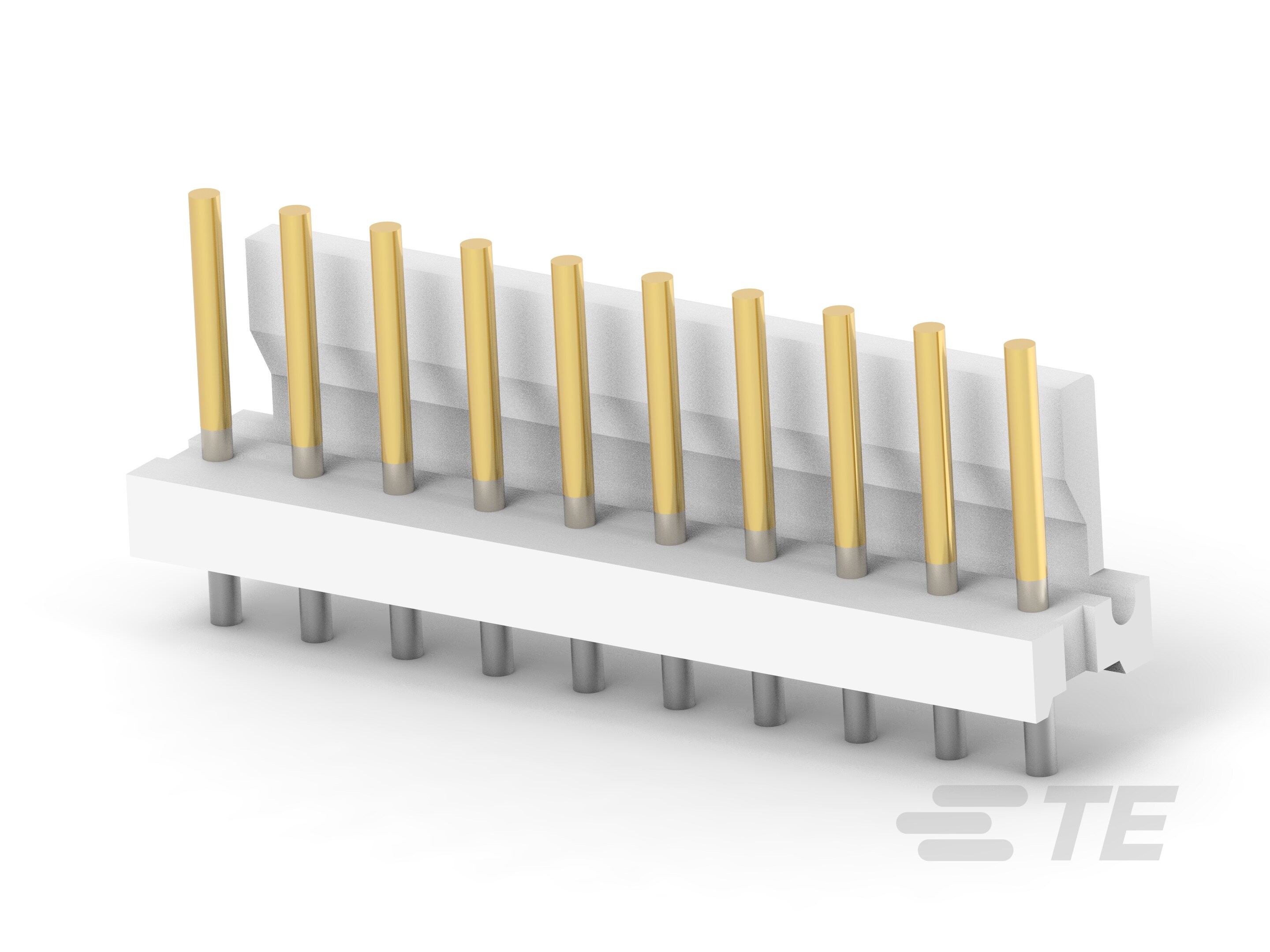 10P MTA156 HDR ASSY FL/ST LF-4-641120-0