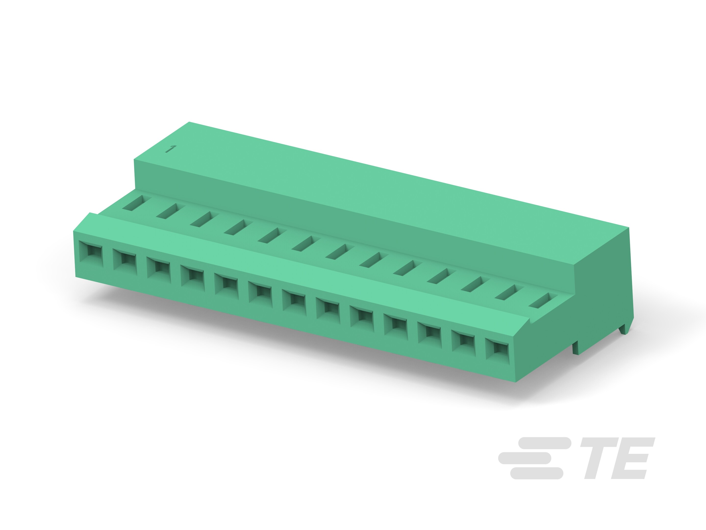 13P MTA100 CONN ASSY GRN LF-4-641240-3