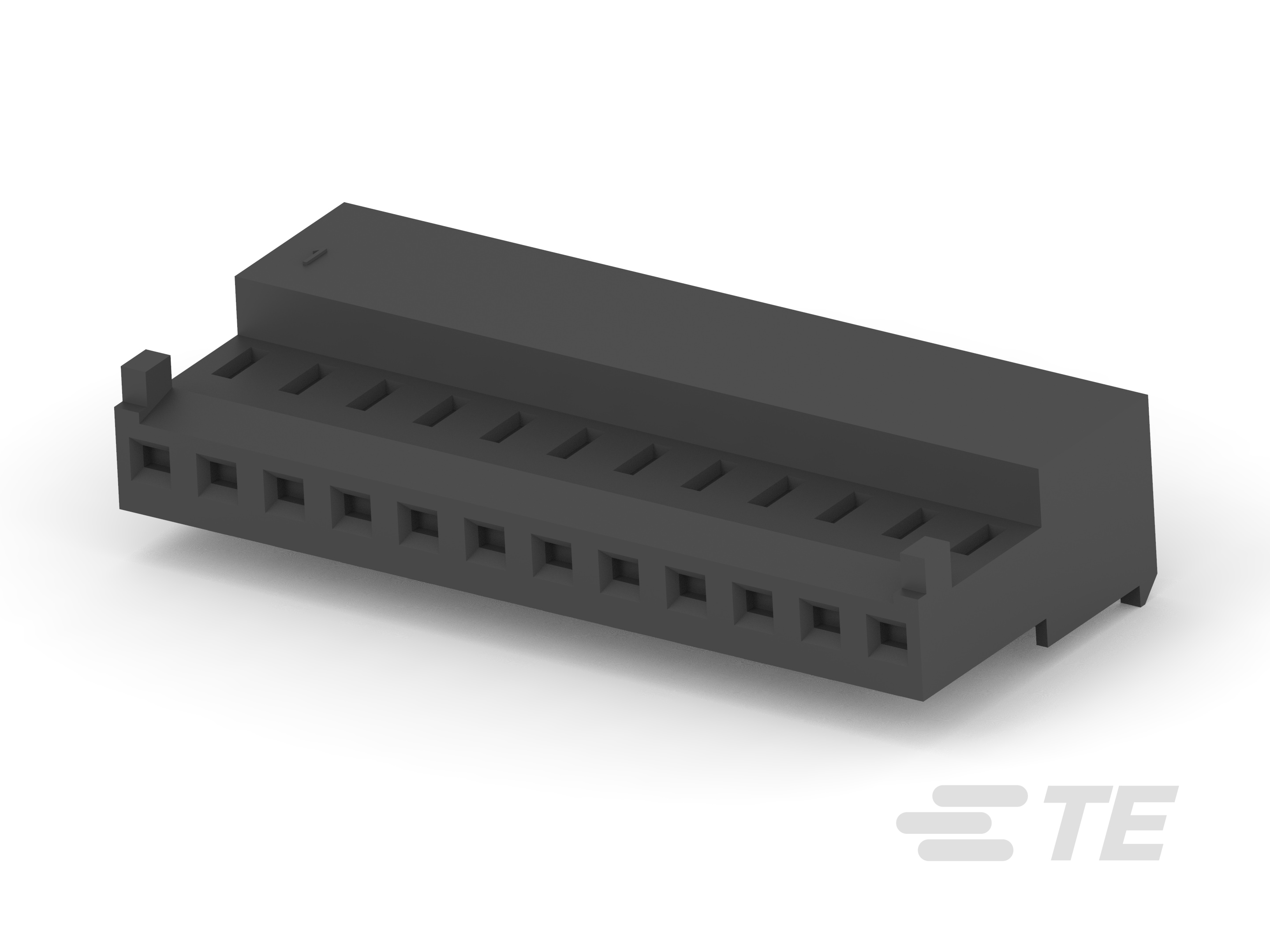 12P MTA100 CONN ASSY BLK LF-4-644313-2