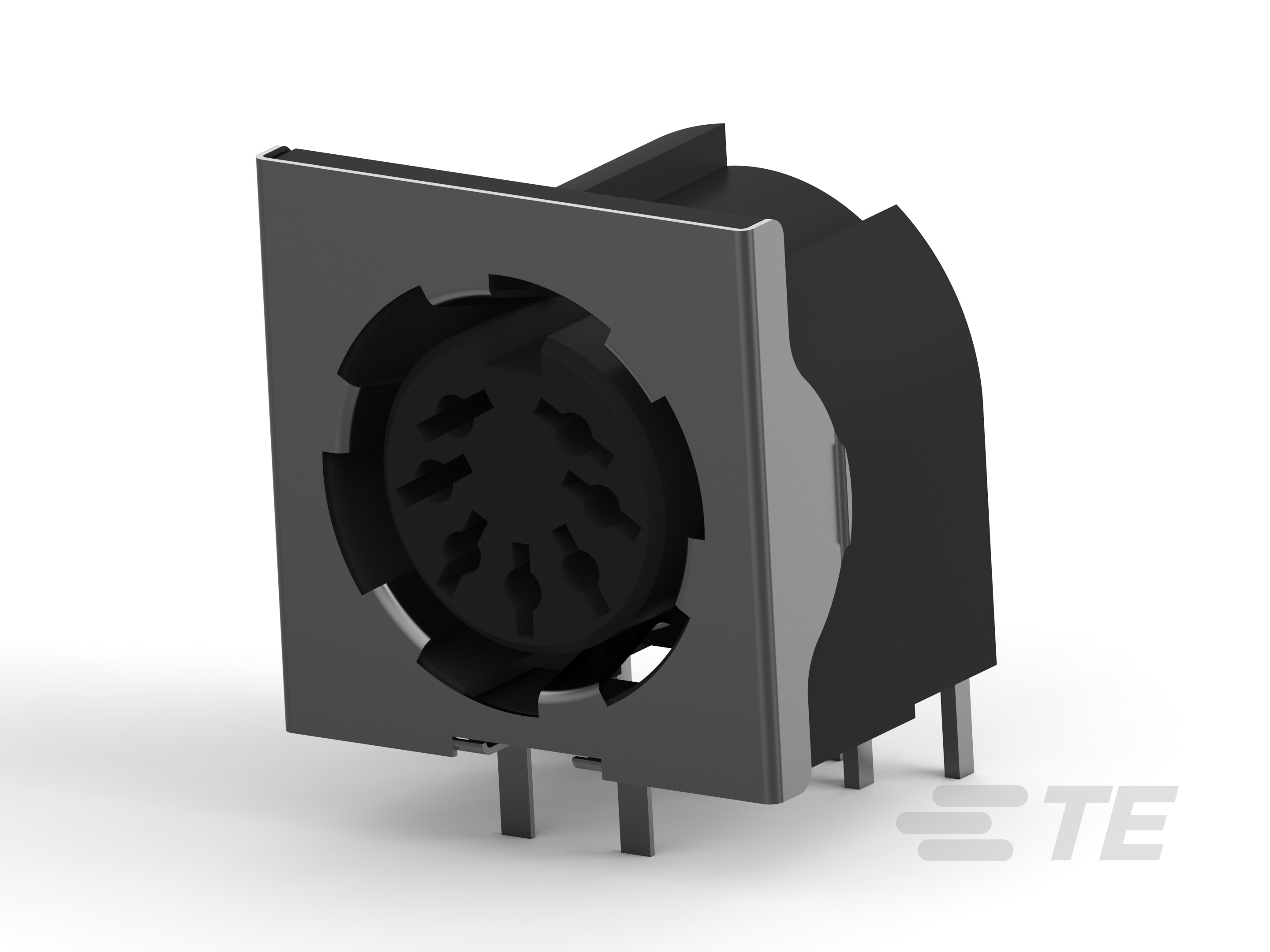 7 CIRC DIN RCPT GRND SHLD-5212046-1