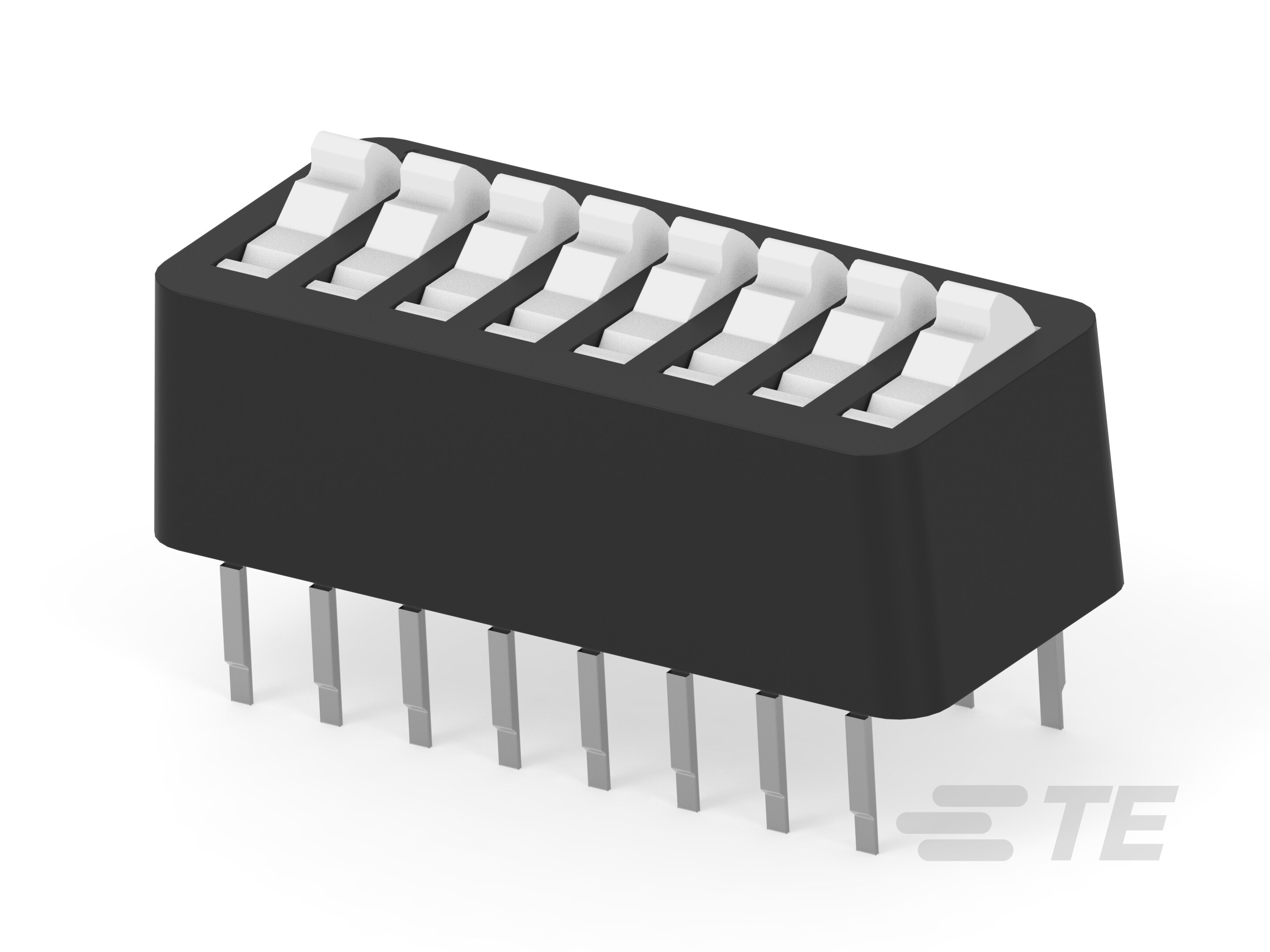DIP SW ASSY-BLK SPST-8POS-5435166-5