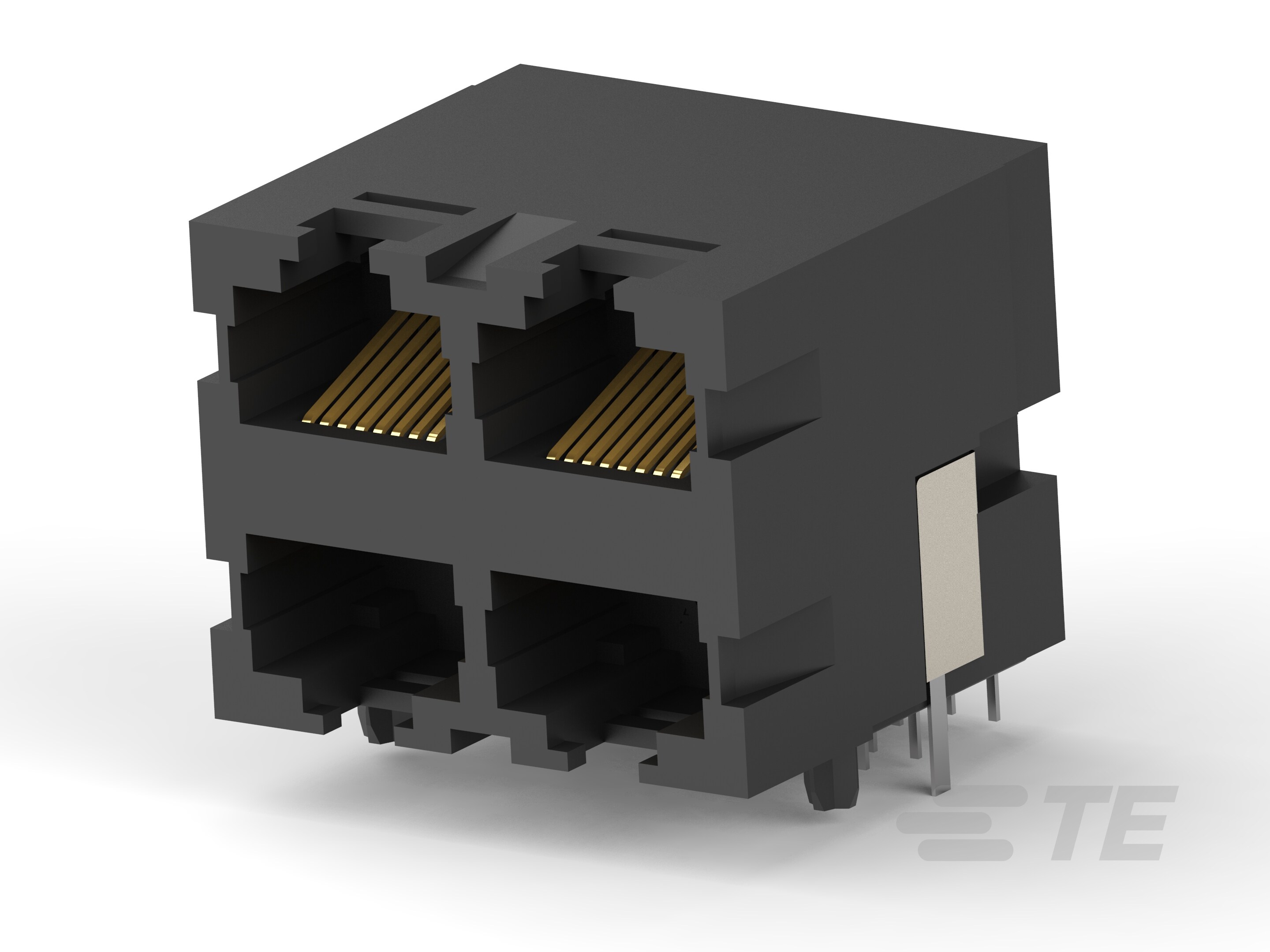 STK MJ ASSY,8POS,2X2,CAT5-5569250-1