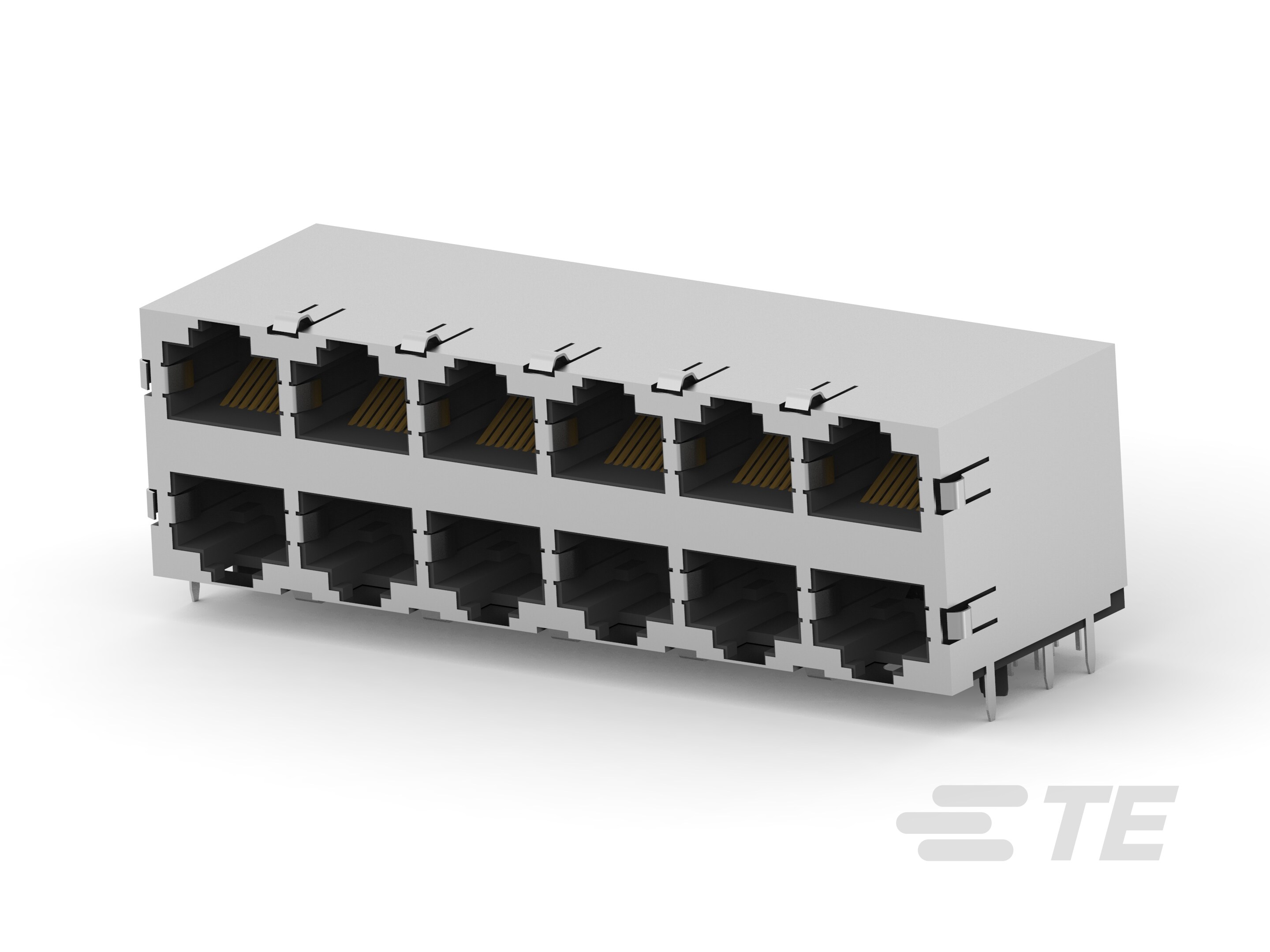 STK MJ,8POS,2X6,SHLD,CAT5-5569263-1