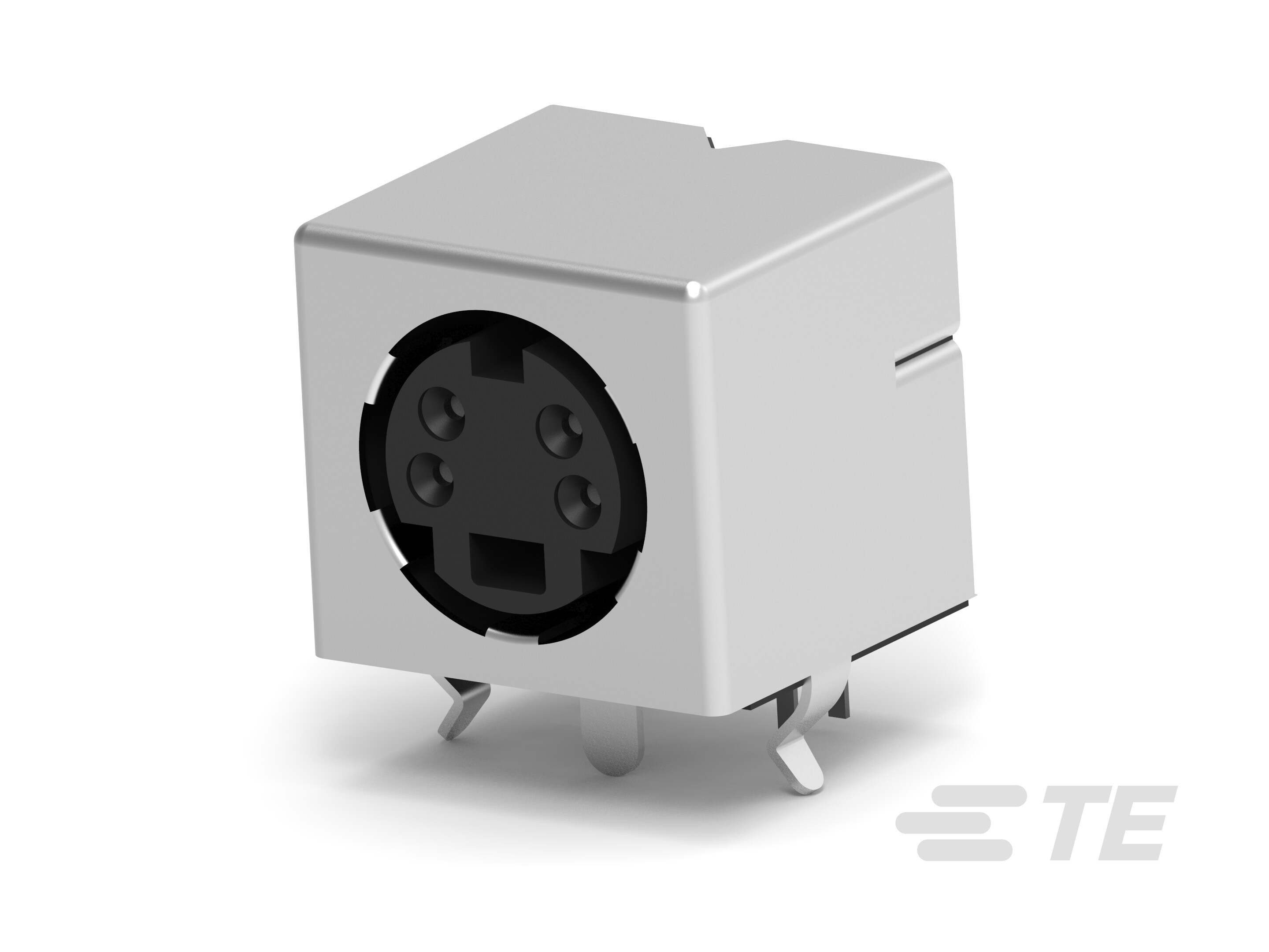 Mini DIN, 4 pos, R/A, Shield-5749181-1