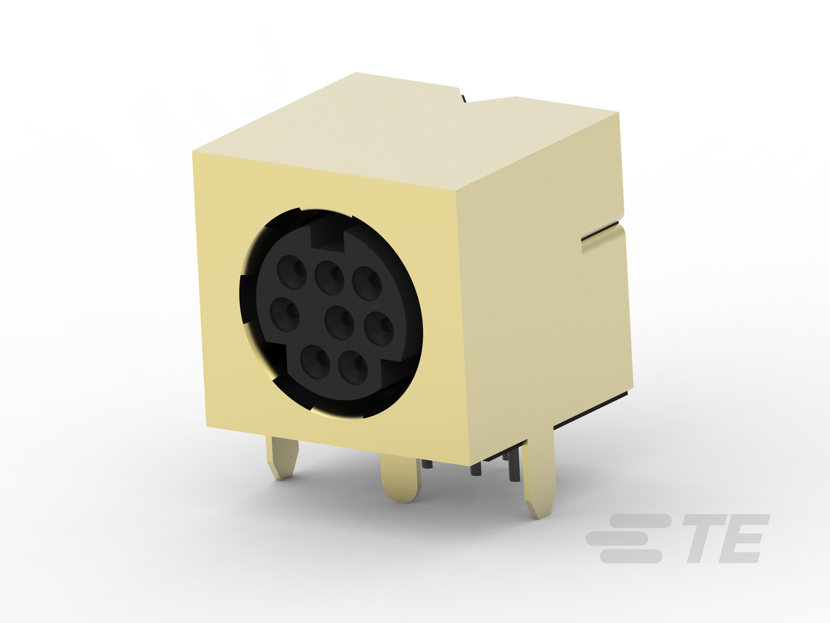 Mini DIN, 8 pos, R/A, Shield-5749267-1