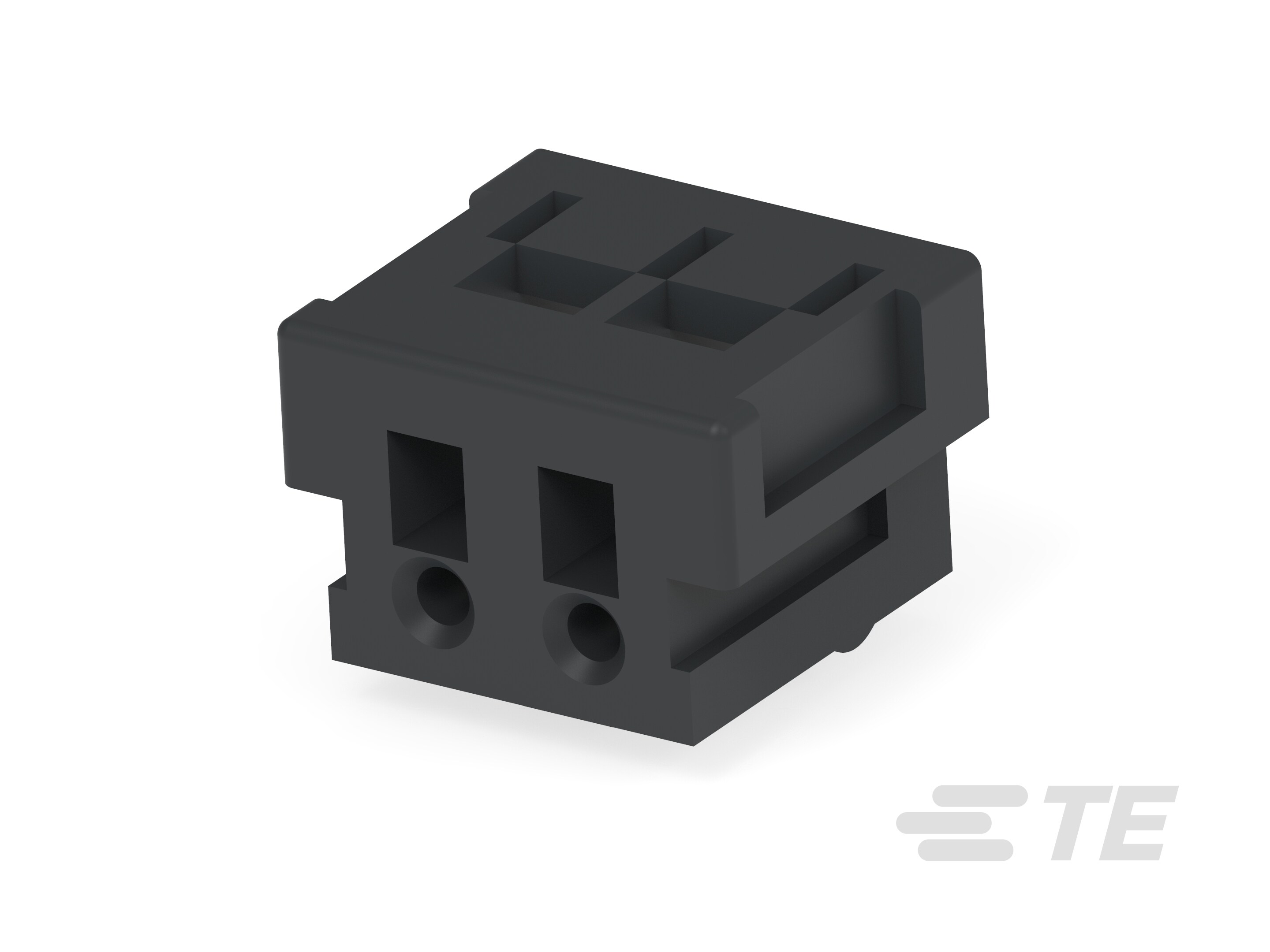 CT CRIMP REC HSG 2P BLACK-6-175778-2