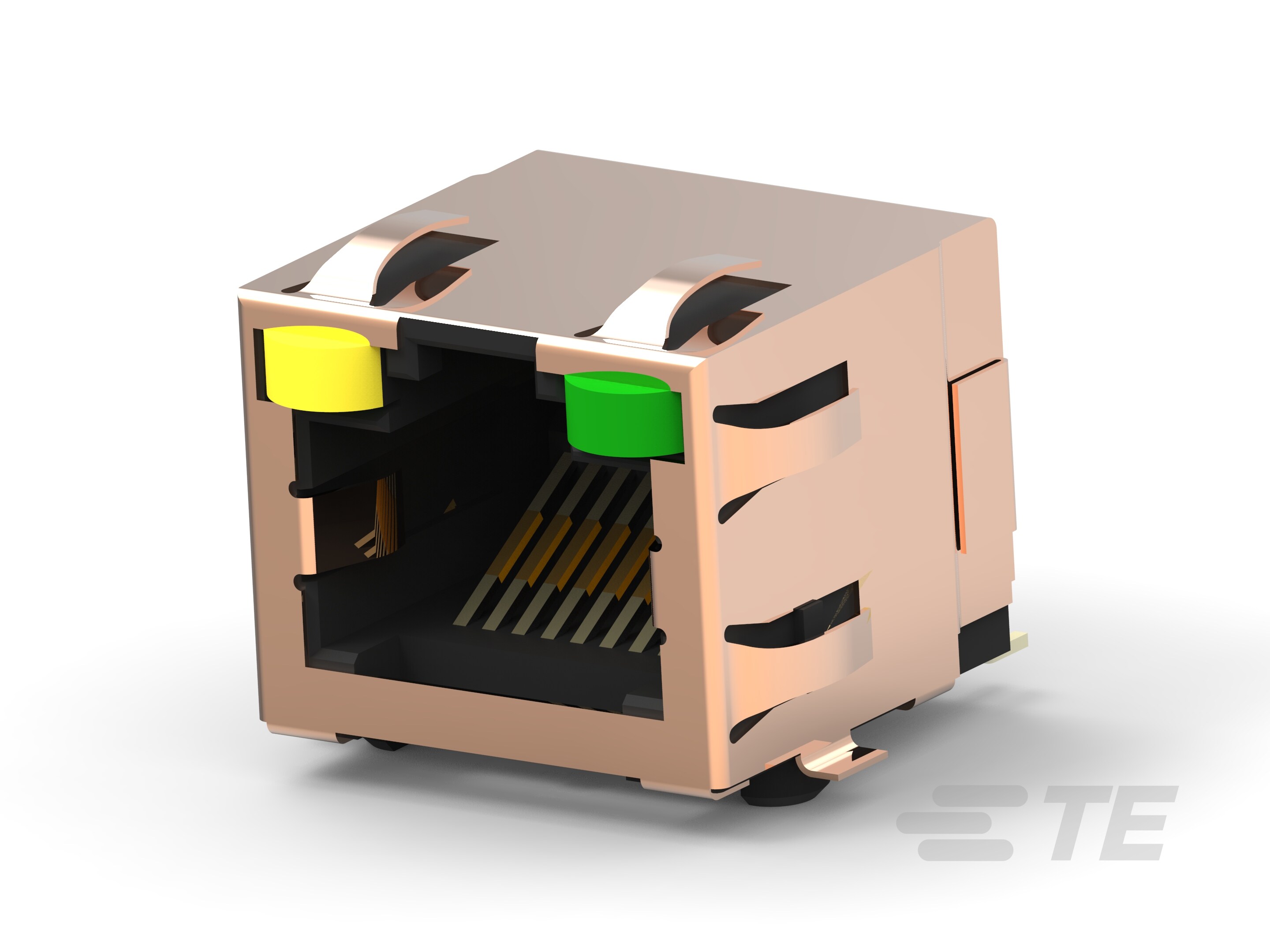 MJ,RJ45,SMT,SHLD,LED (Y/G)-6339191-1