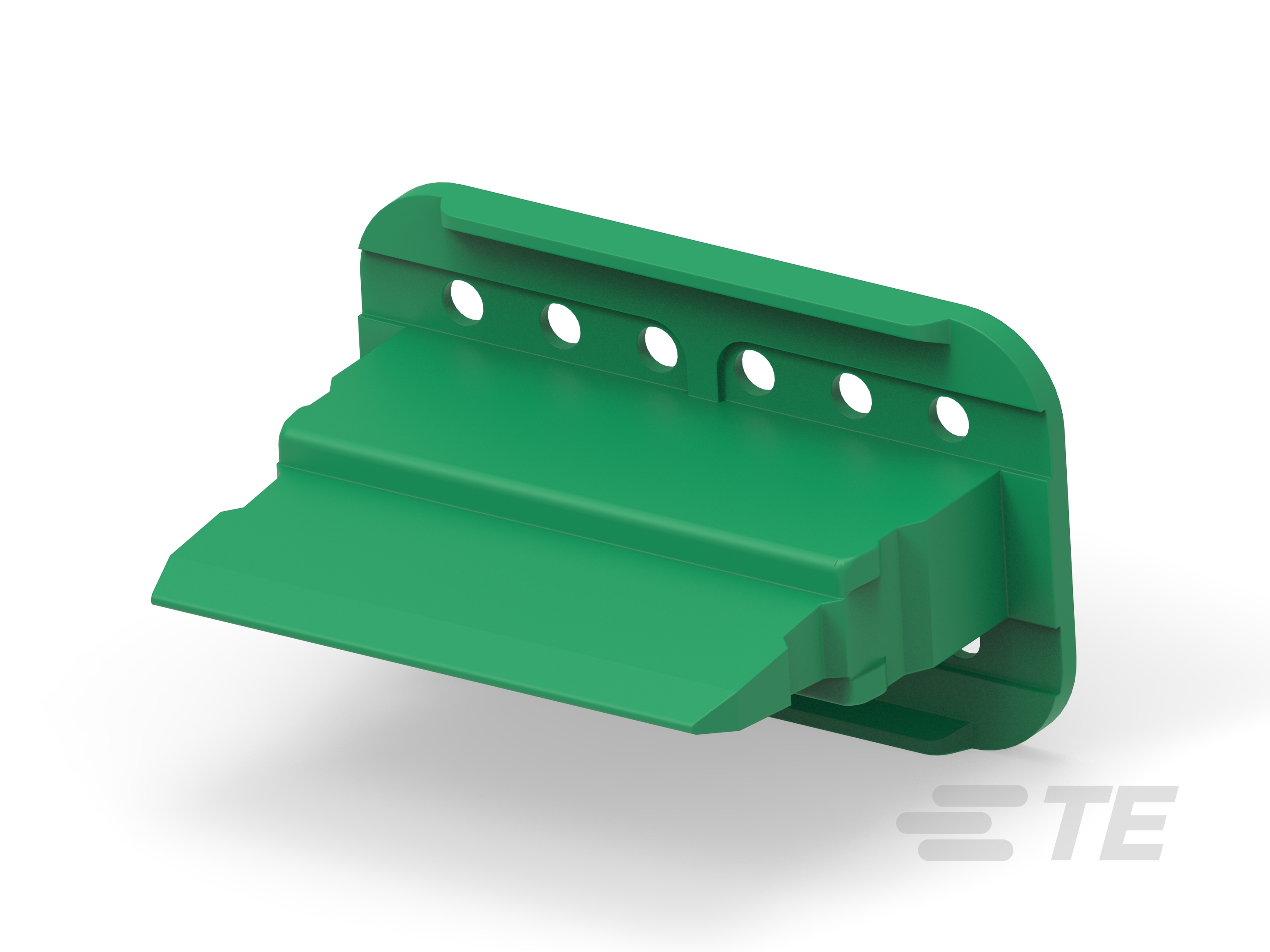 WEDGE LOCK, 12P, PLG, GRN, SL RET, DT-W12S-P012