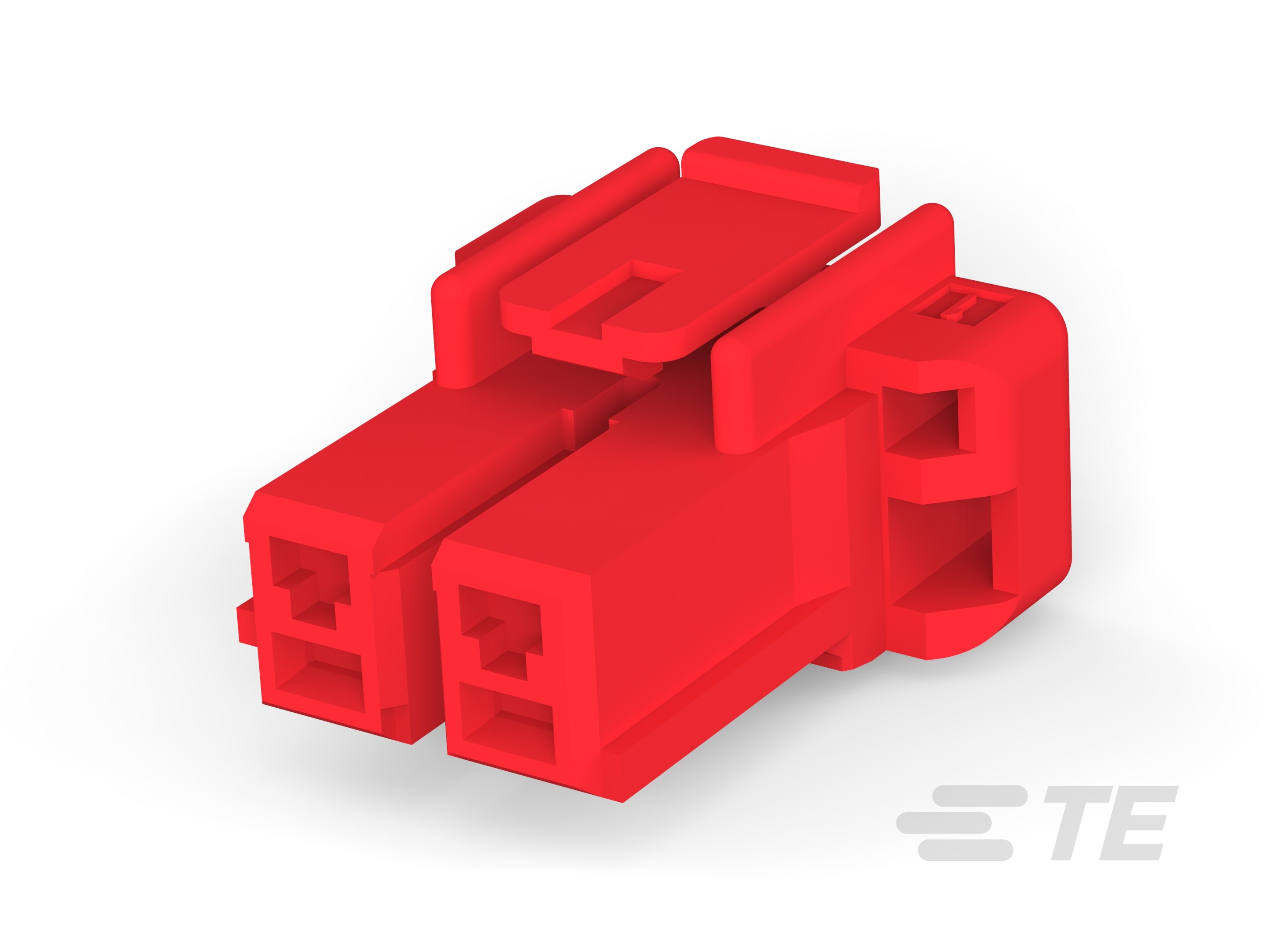 5MM POWER KEY 2P PLUG HSG RED-1-1376388-2