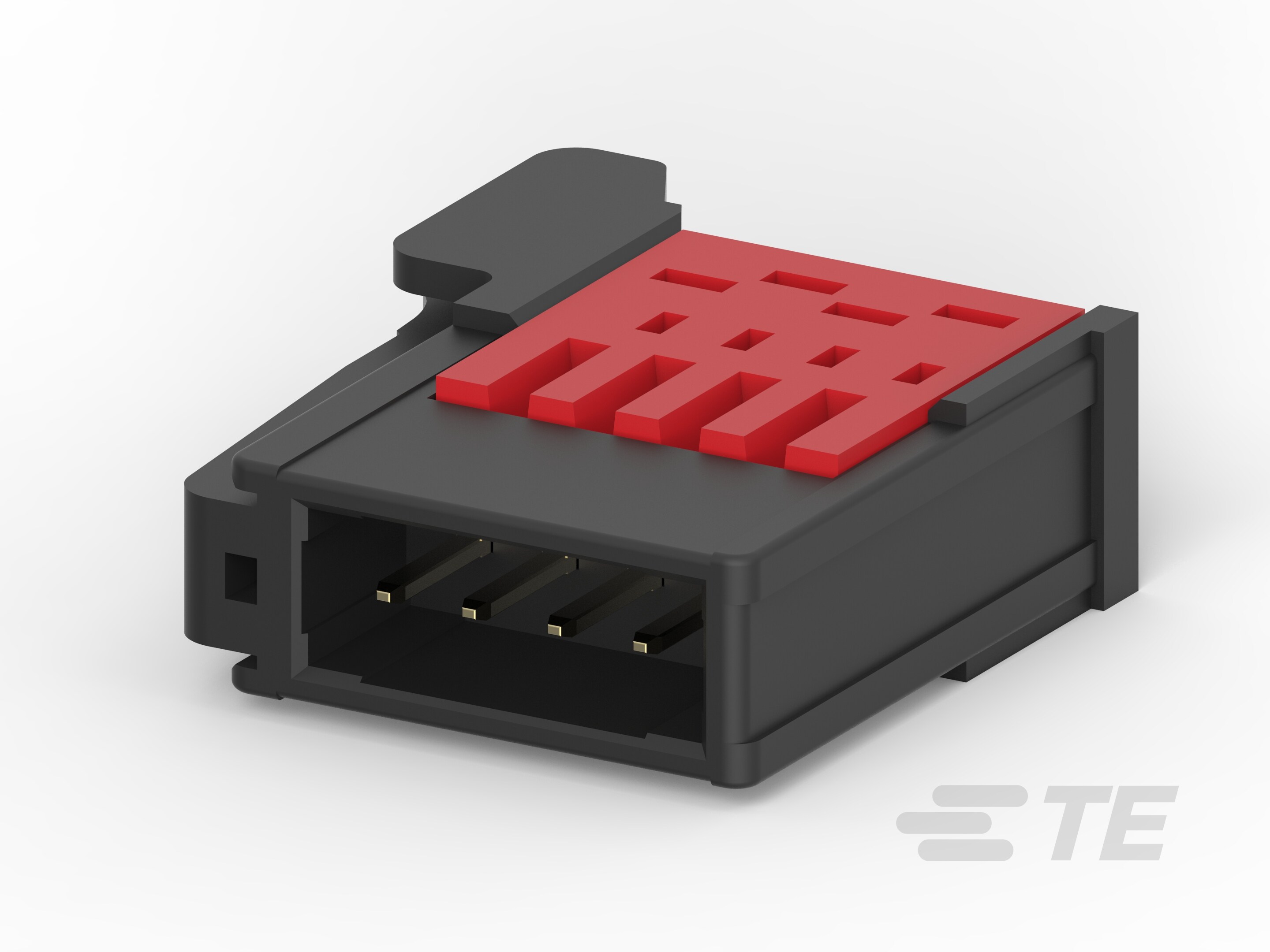 RITS CONN. PLUG ASSY 4P RED-1-1473562-4