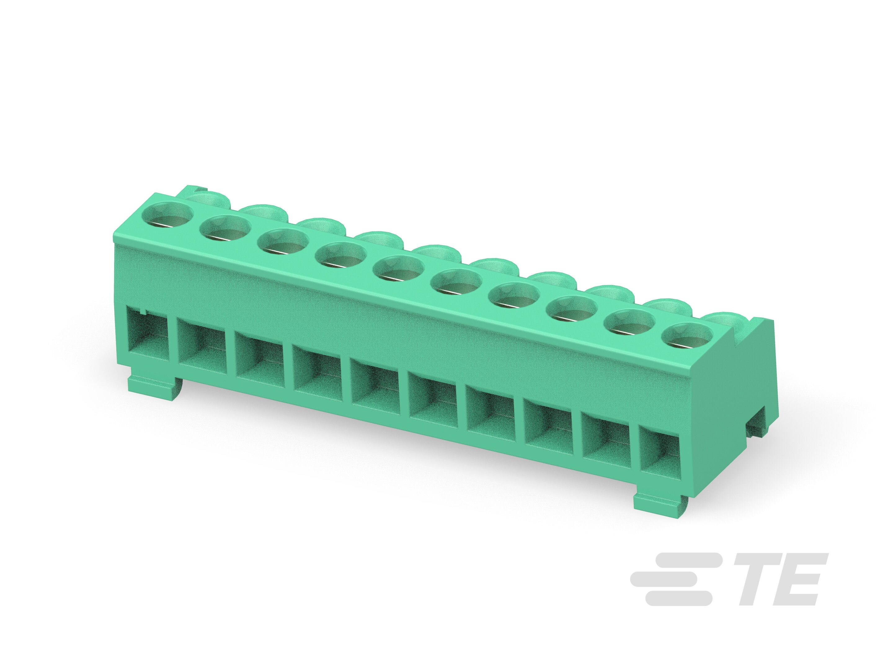 5MM PLUG,90/180,10POS,GREEN,SN-1-1546173-0
