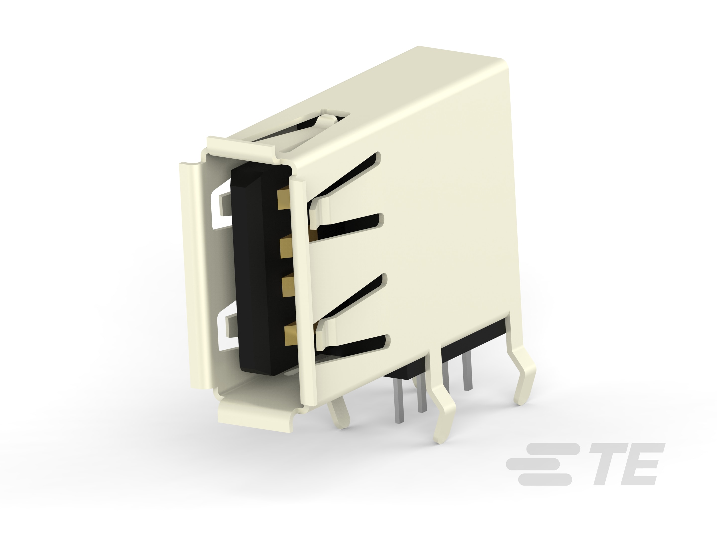 Std USB Type A, Flag, T/H, 1.8A-1-1734775-1