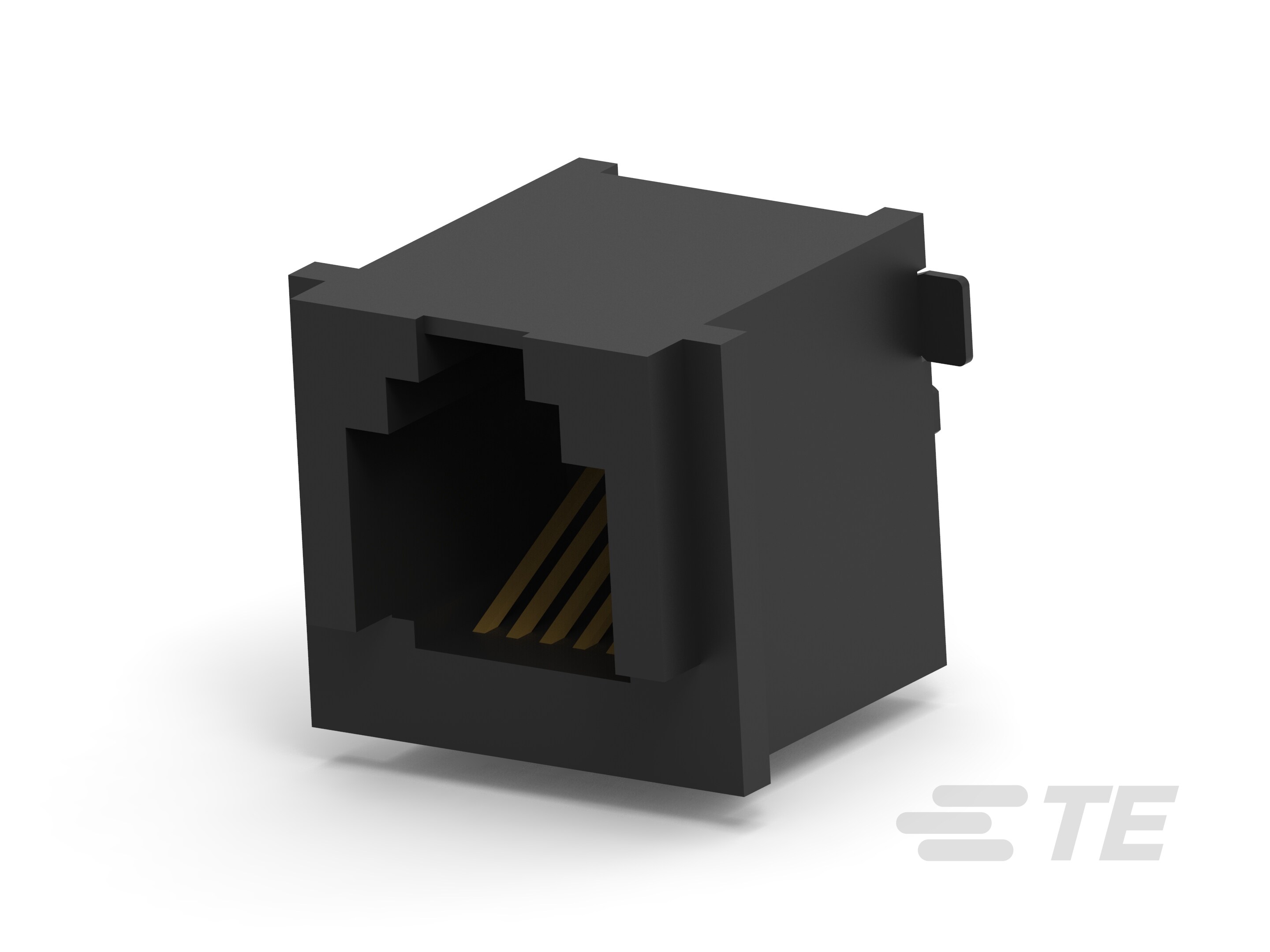 RJ11,6P6C,TOP ENTRY,SMT,30u