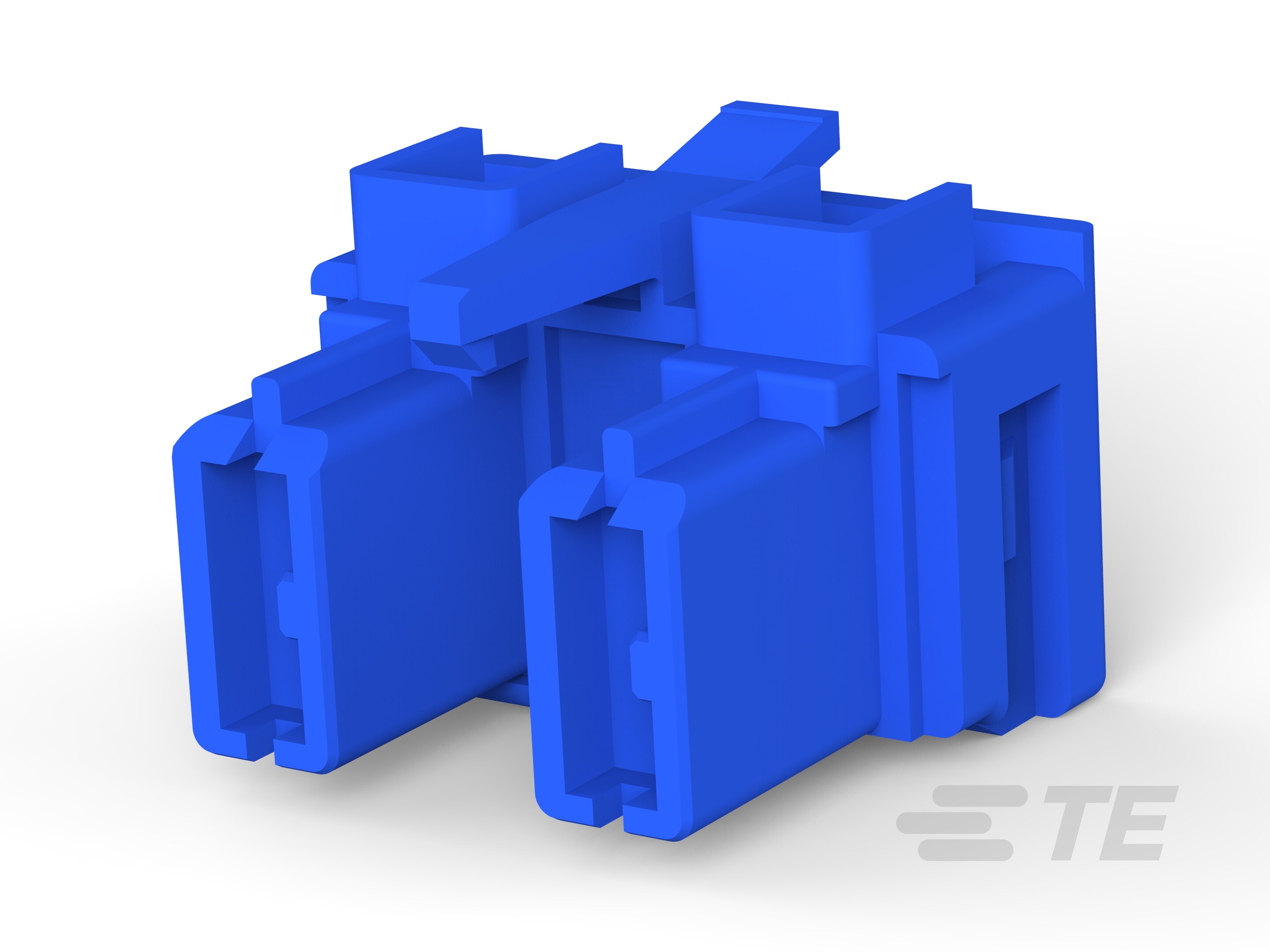 PL EX 2P .250  (6.3 MM) FLAG BLUE-1-1743165-8