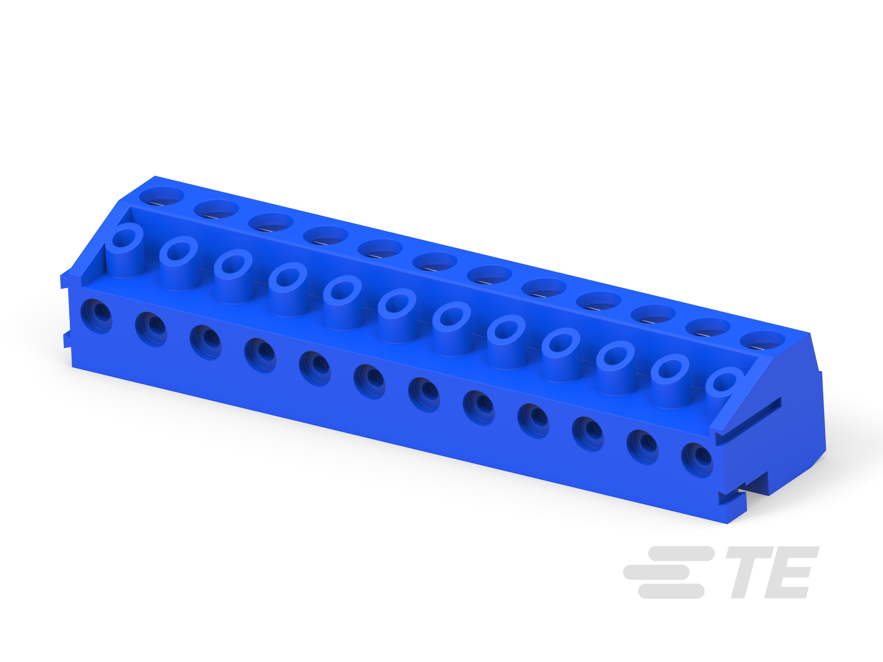 12P TB Plug,w/interlock,90deg,5mm, Blue-1-1776263-2