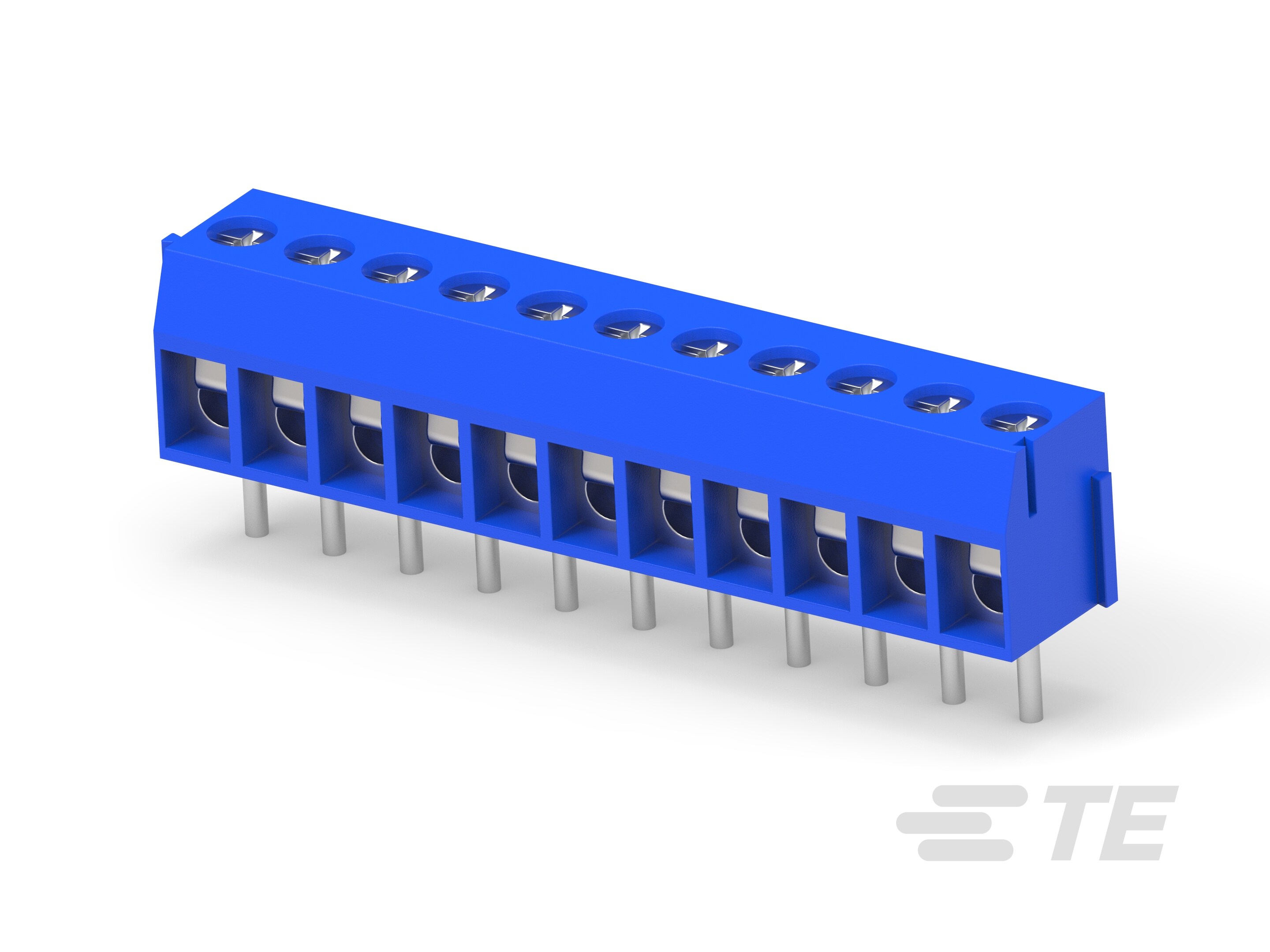 11P TB ,90deg,VT,3.5mm,Blue,w/interlock-1-1776275-1