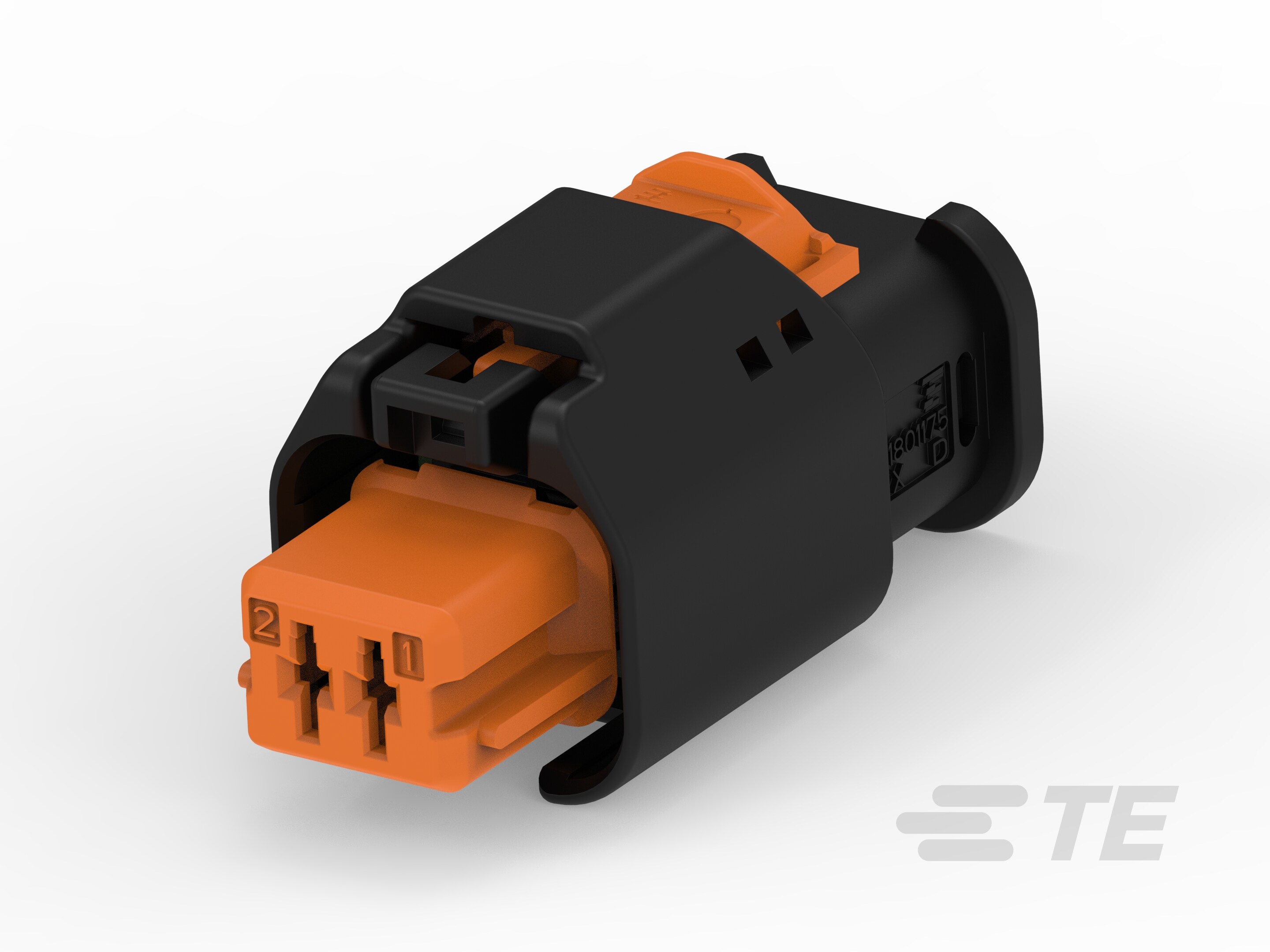 2W RECEPTACLE HP CONNECTOR ORANGE-1-1801175-9