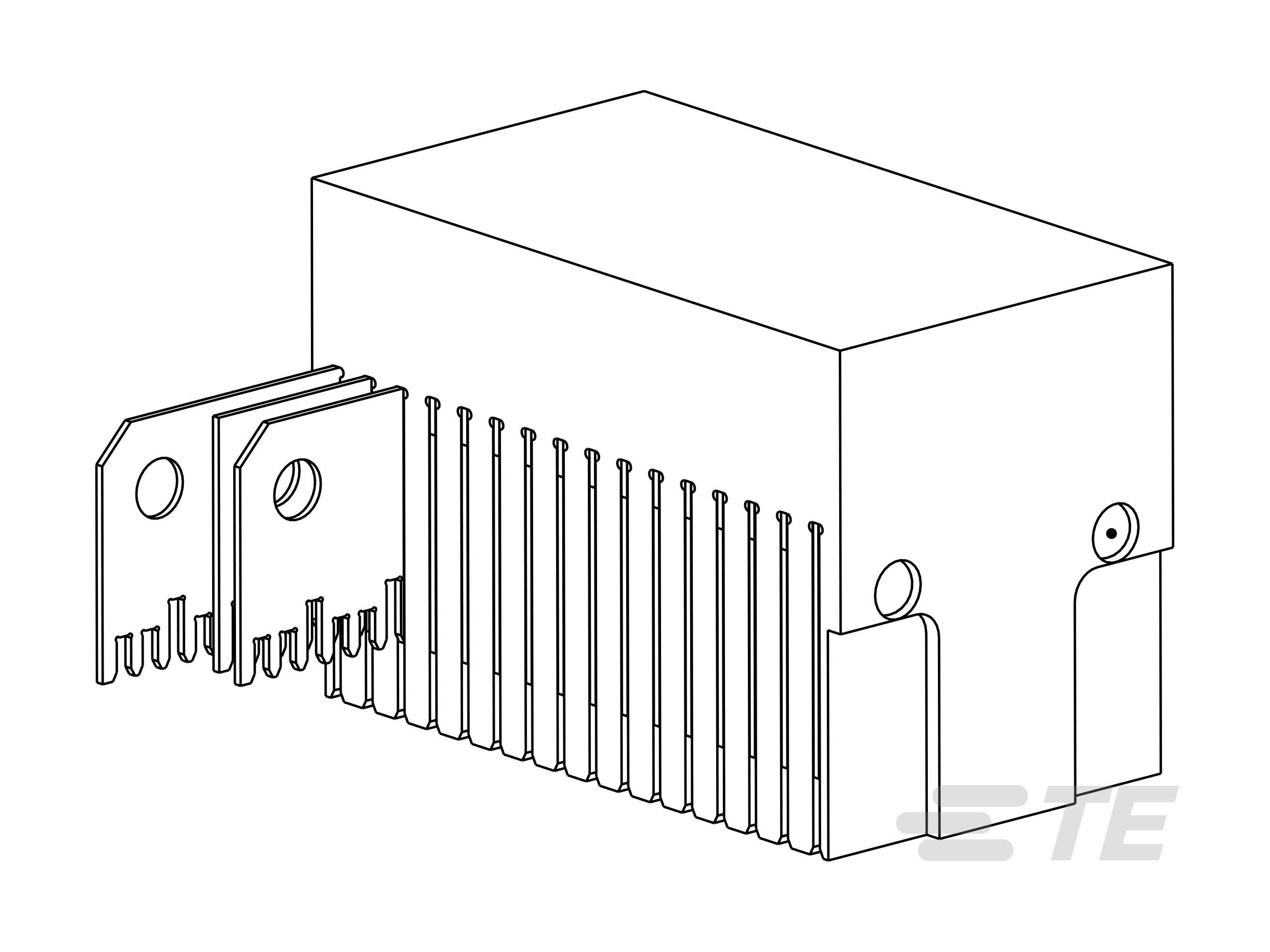 SEATING TL ASSY, STD 5 PAIR-1-1804791-3