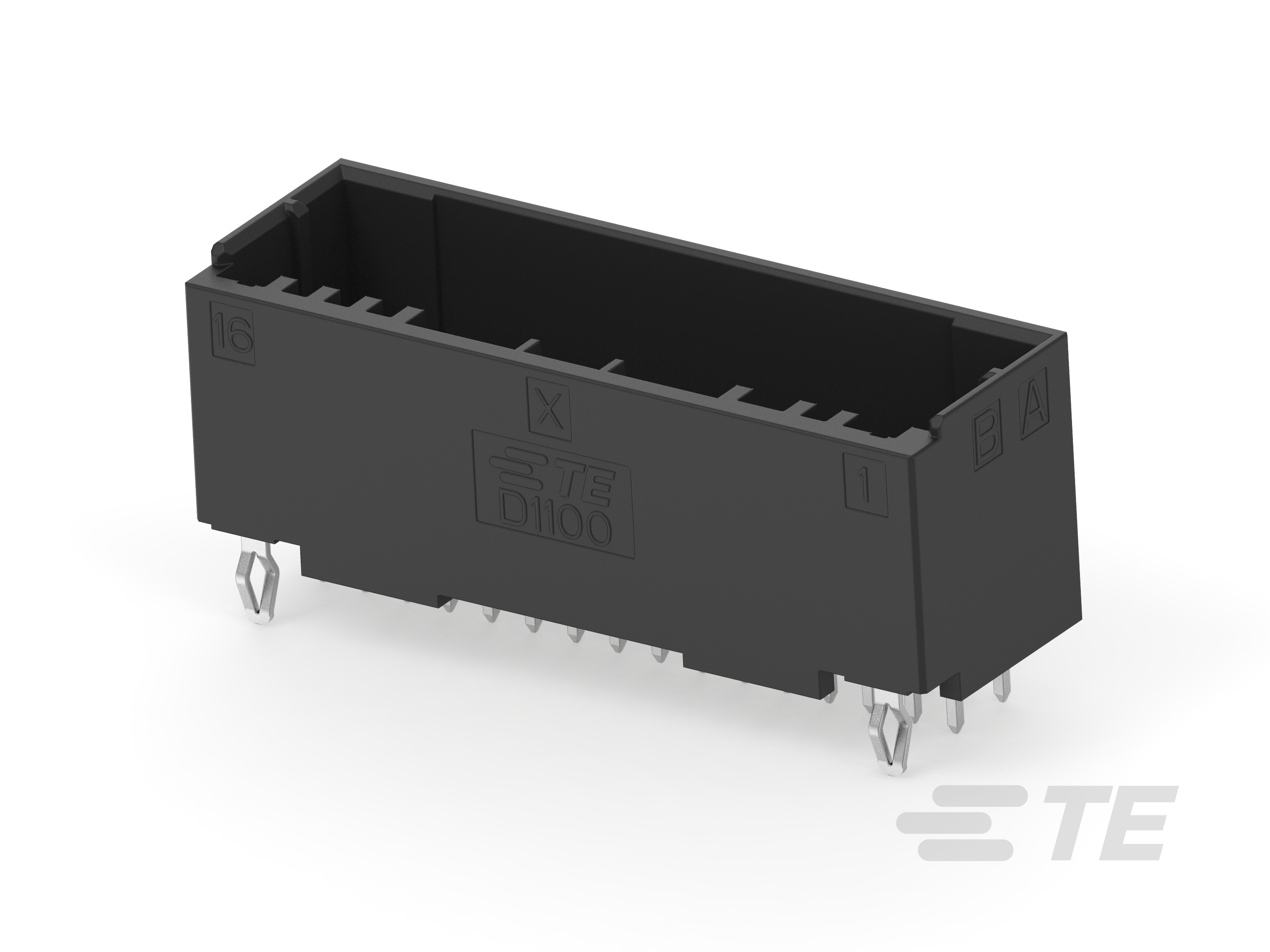 D1100 HDR ASSY V 32PX BLACK Pre-TIN-1-1871315-6