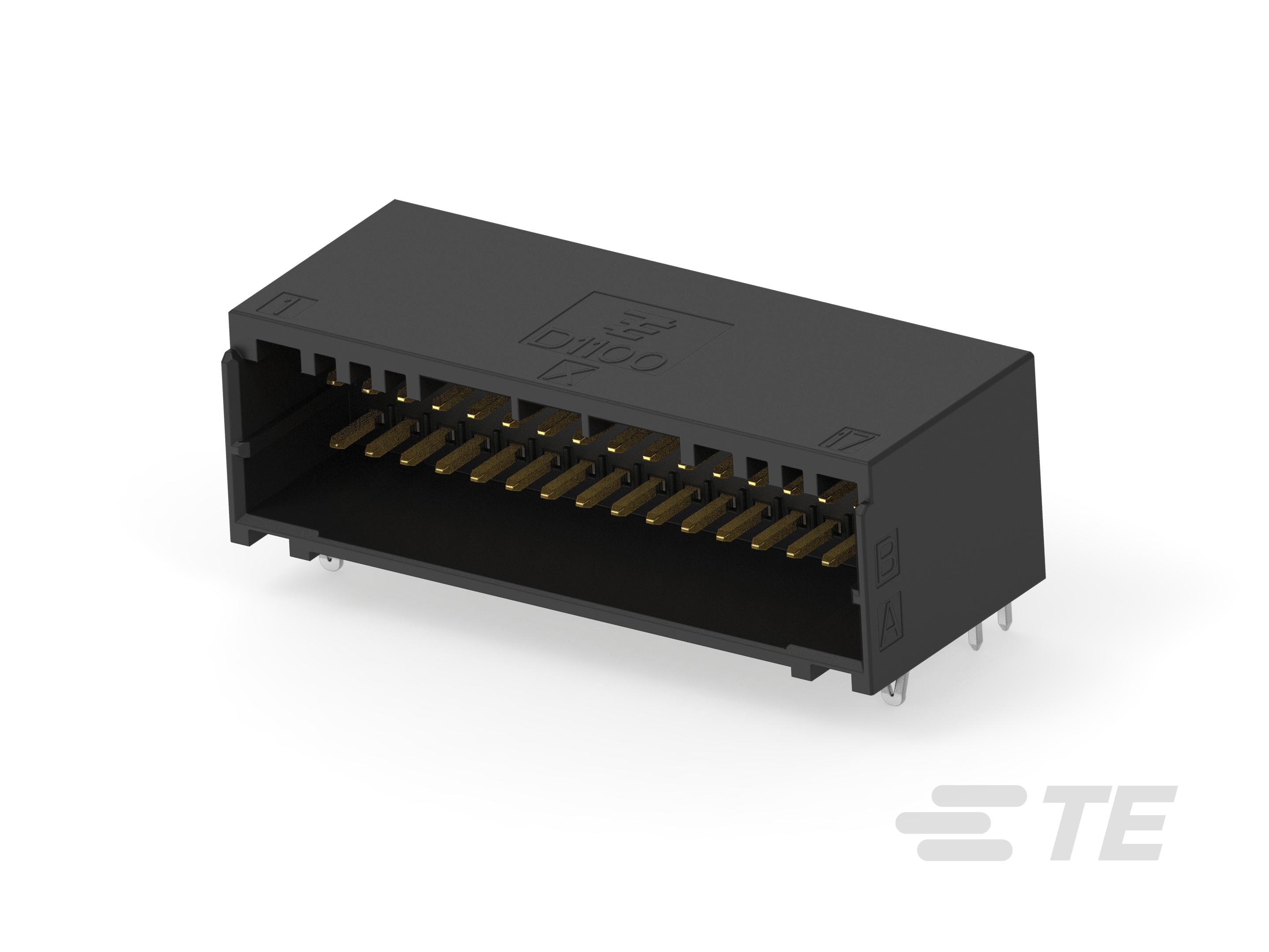 DYNAMIC 1100D HDR ASSY H 34P XBLACK GOLD-1-1939638-7